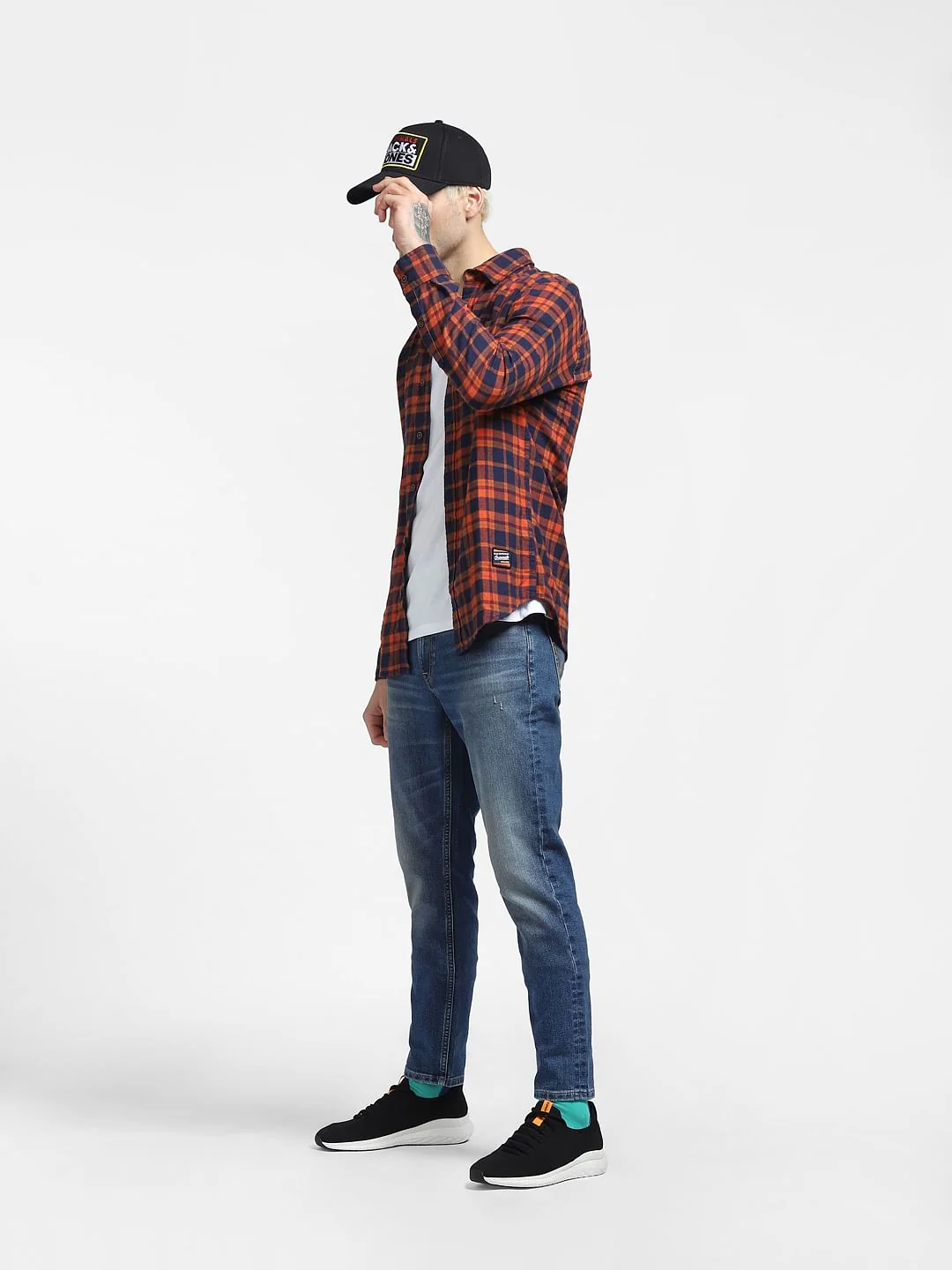 Blue Low Rise Glenn Slim Fit Jeans