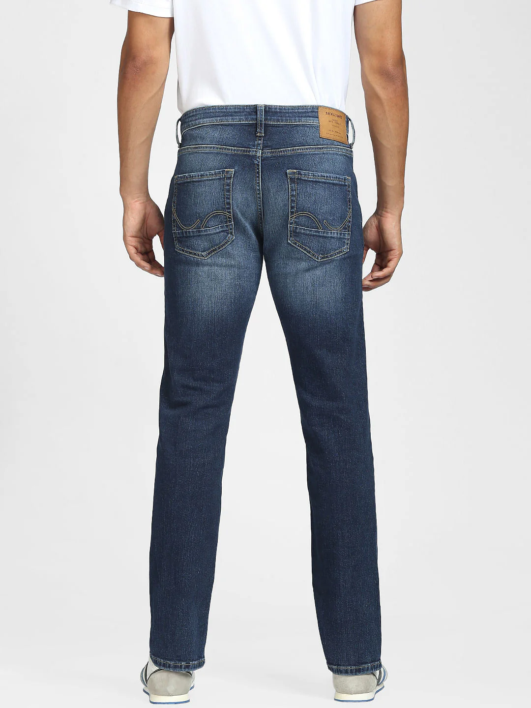 Blue Low Rise Tim Anti Fit Jeans - Image 4