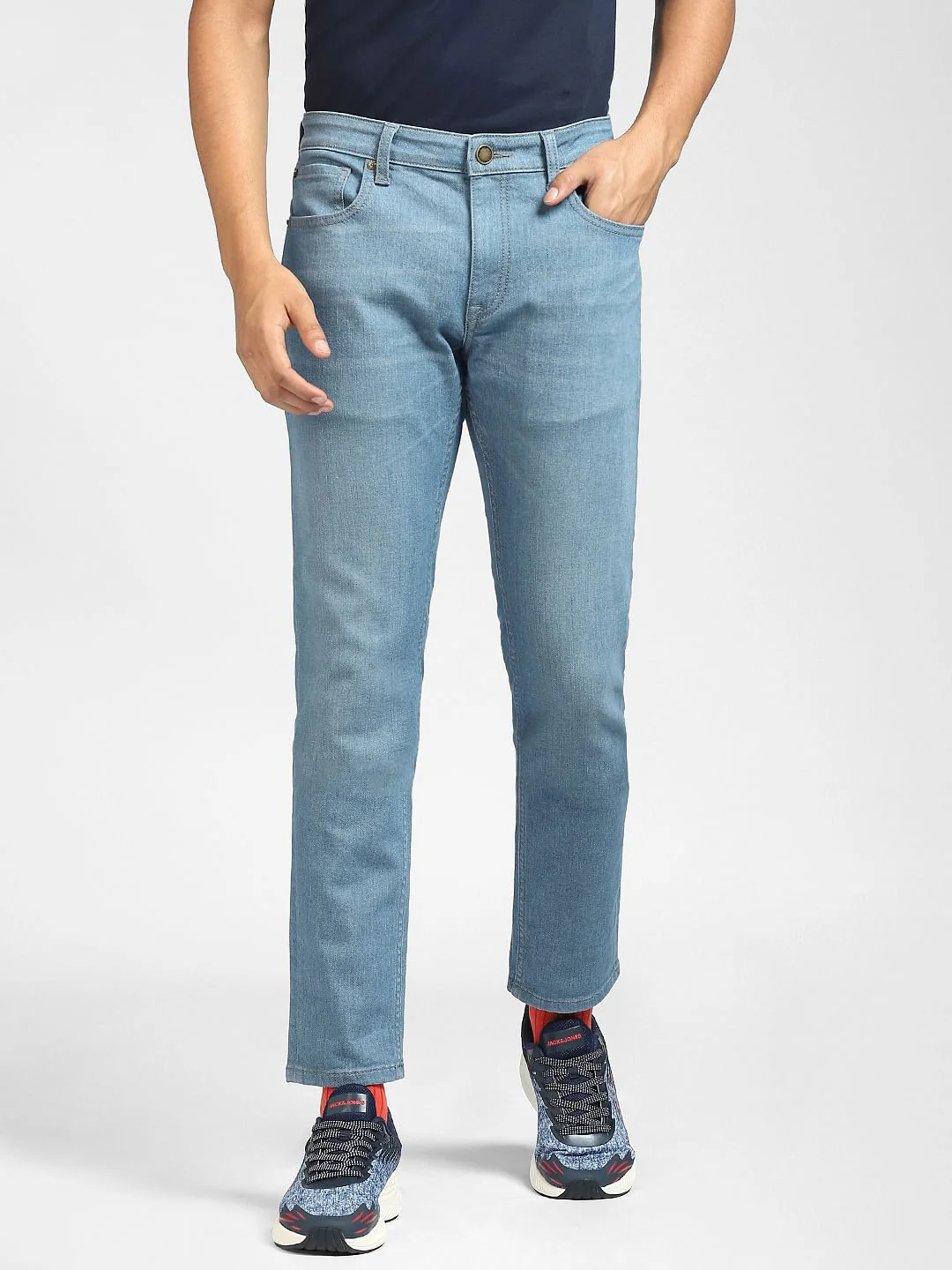 Blue Low Rise Ben Skinny Jeans - Image 2