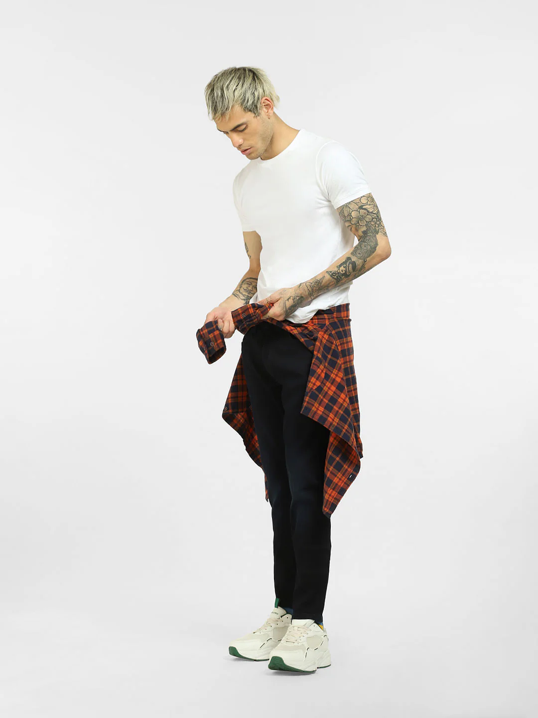 Dark Blue Low Rise Liam Skinny Jeans