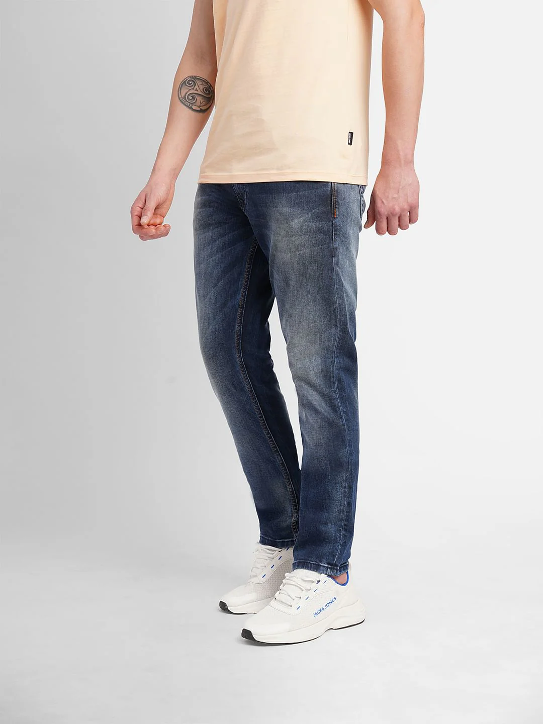 Blue Low Rise Ben Skinny Jeans - Image 3