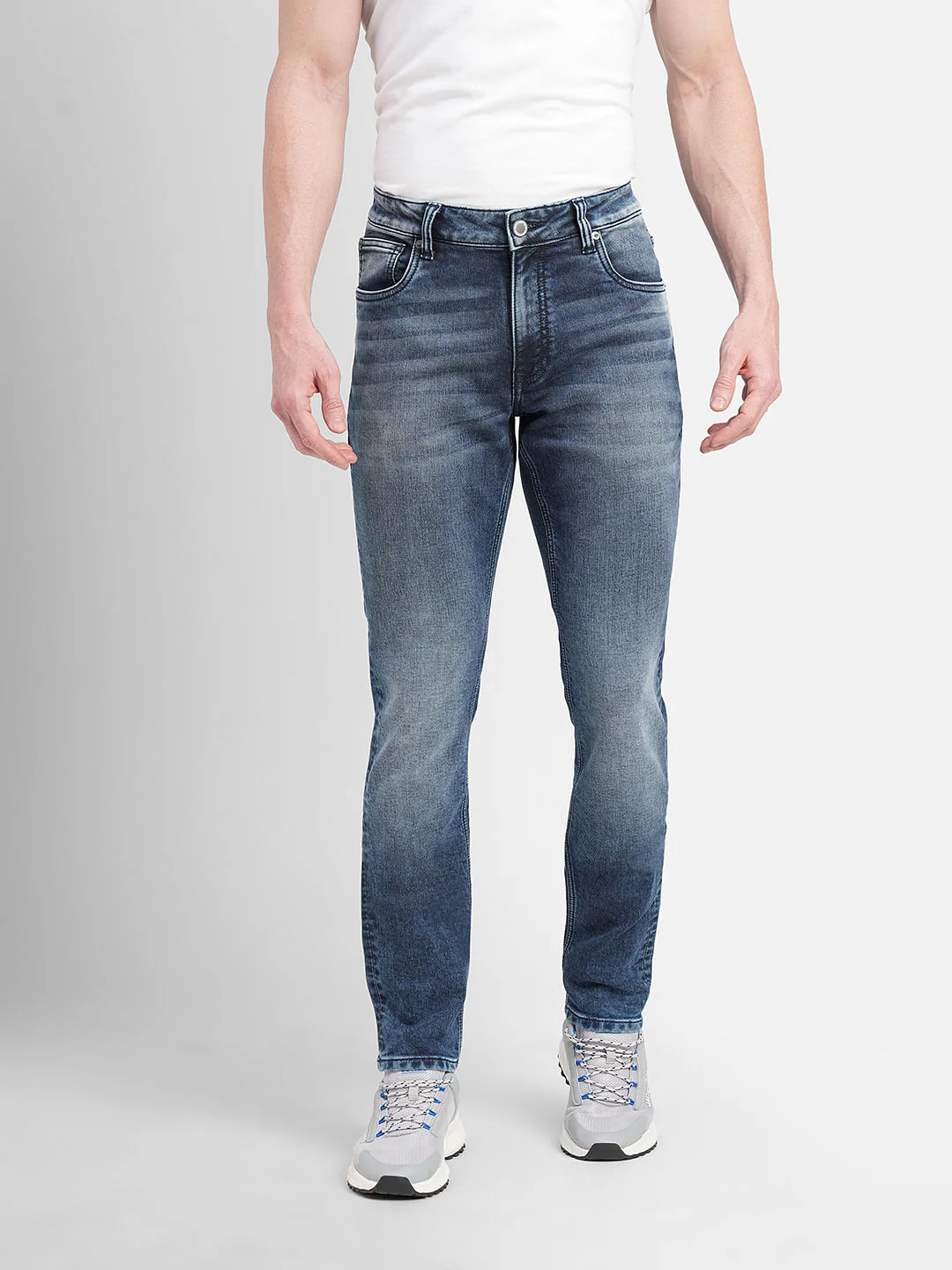Blue Low Rise Glenn Slim Fit Jeans - Image 2