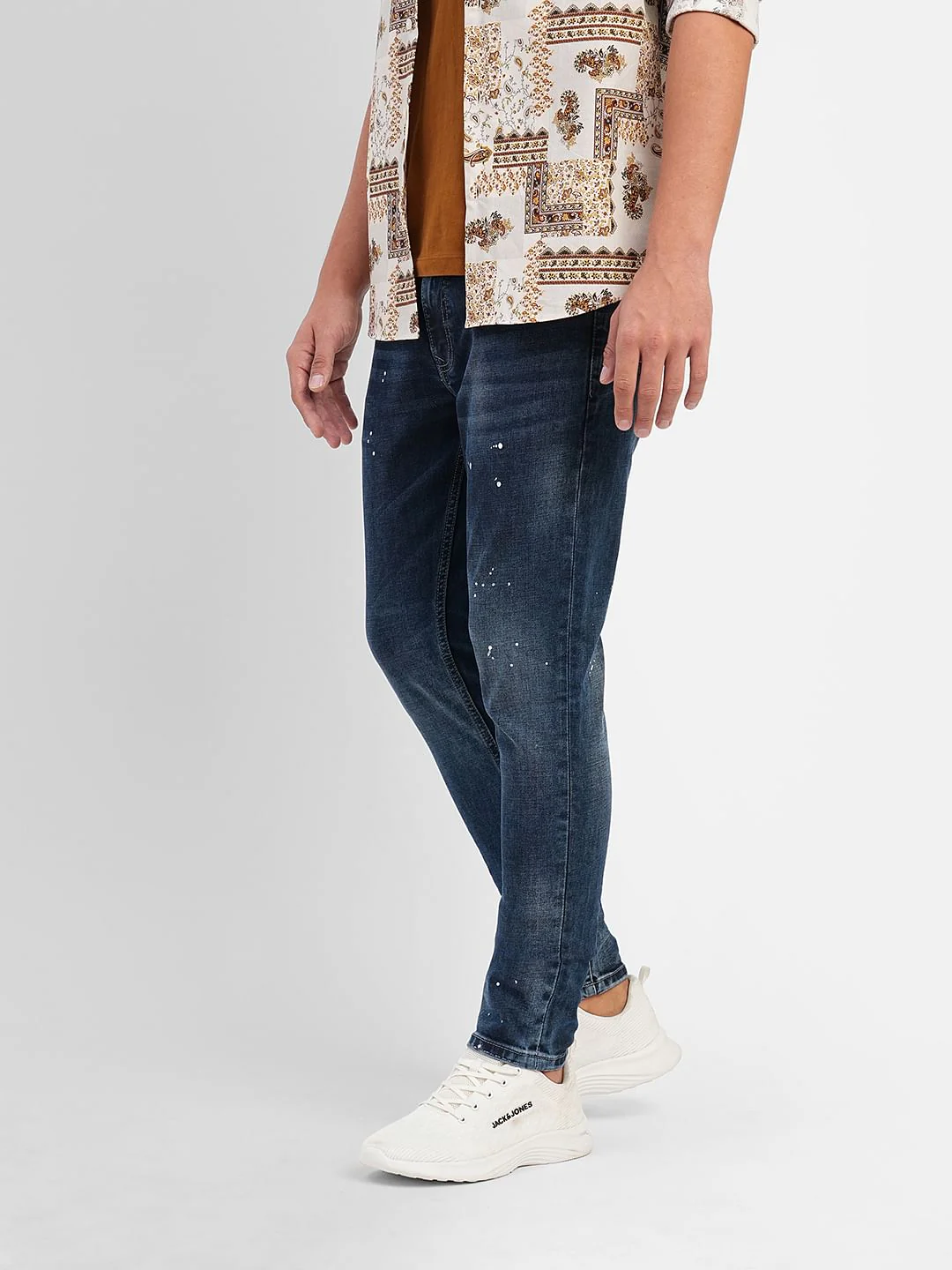 Blue Low Rise Distressed Liam Super Skinny Jeans - Image 3