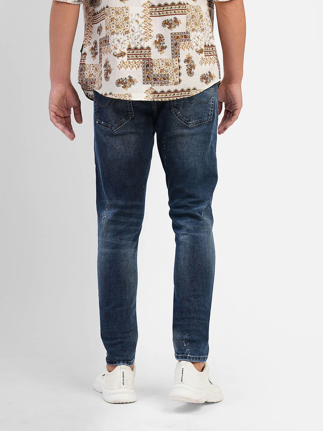 Blue Low Rise Distressed Liam Super Skinny Jeans - Image 4