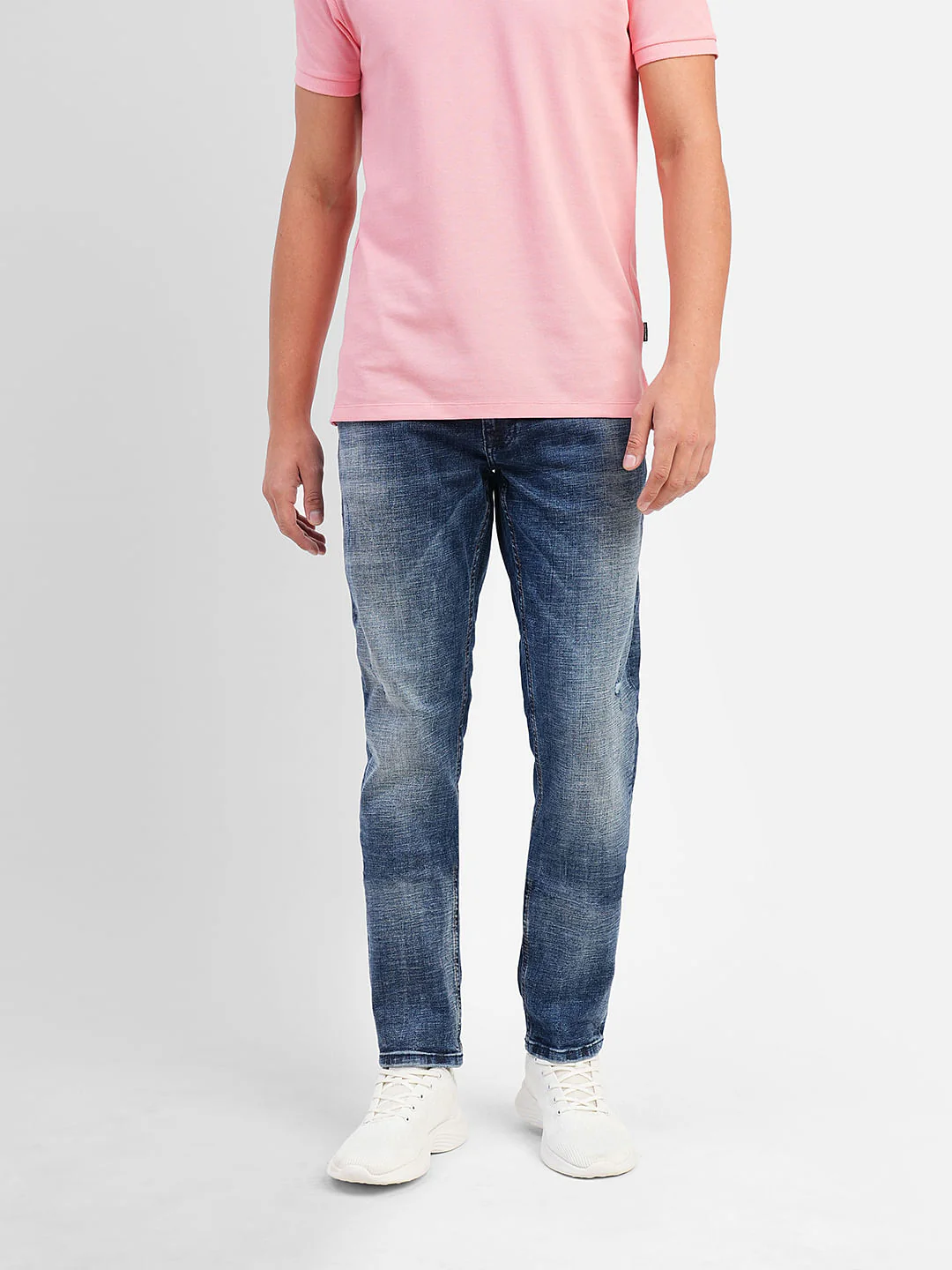 Blue Low Rise Washed Ben Skinny Jeans - Image 2