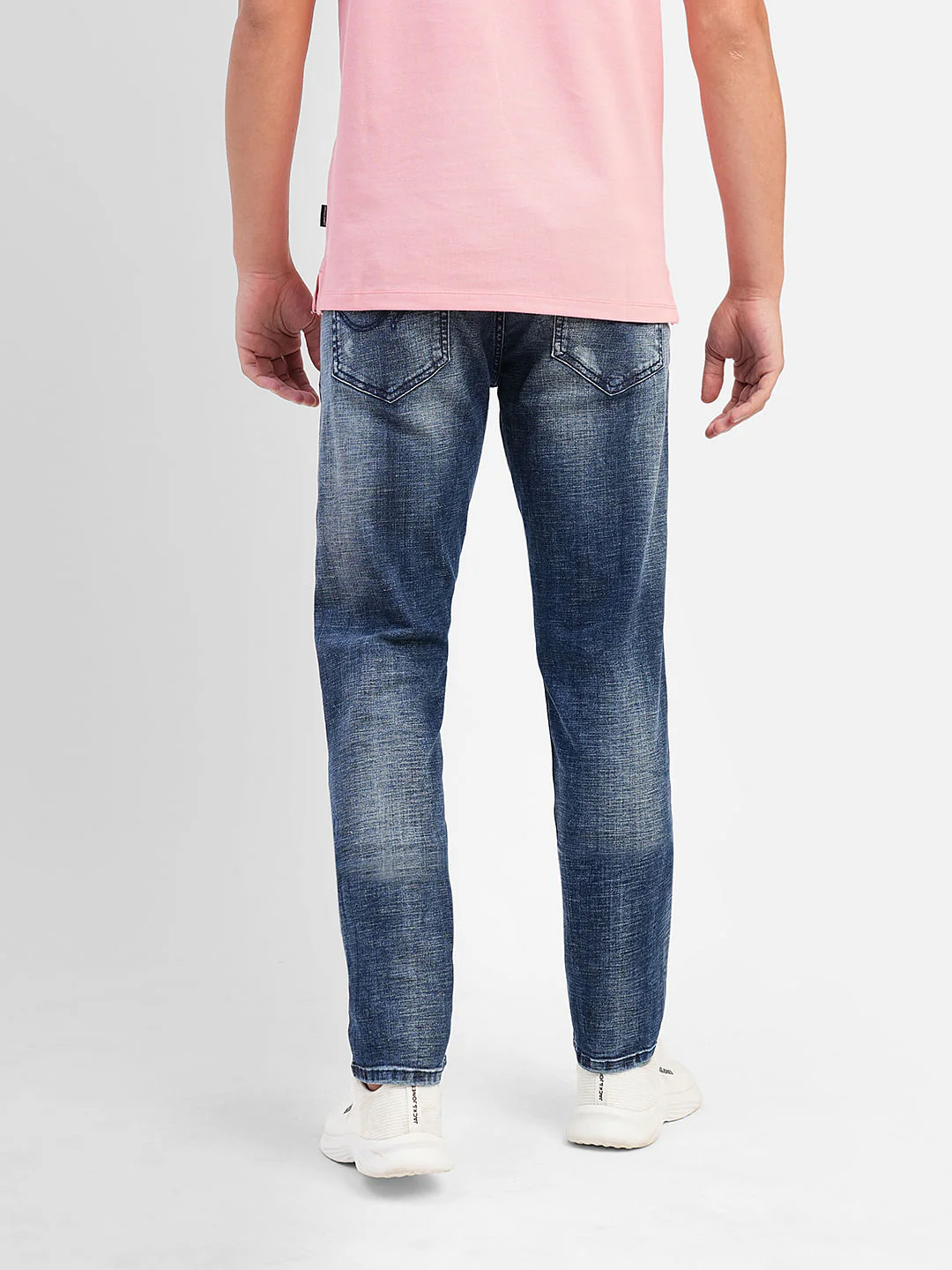 Blue Low Rise Washed Ben Skinny Jeans - Image 4