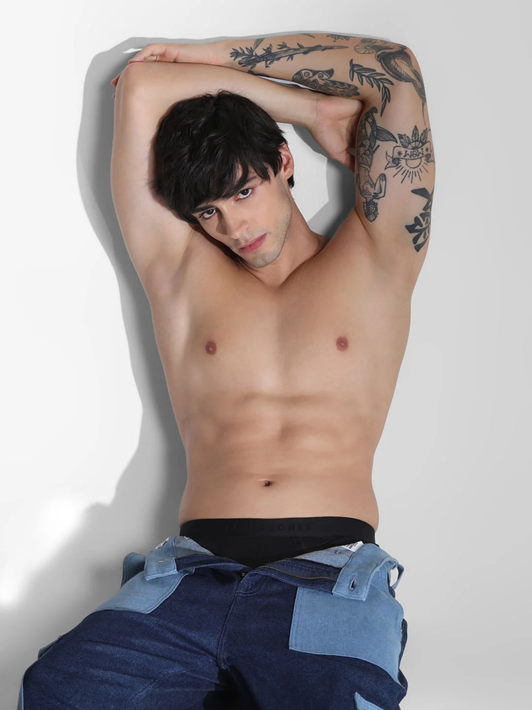 Black Cotton Modal Briefs - Image 5