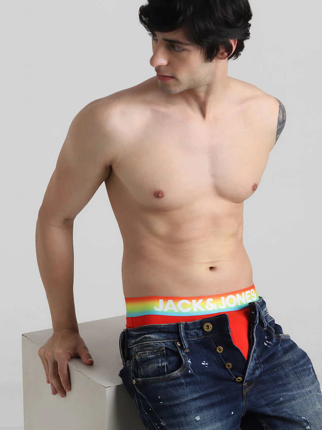 Red Logo Print Briefs - Image 5