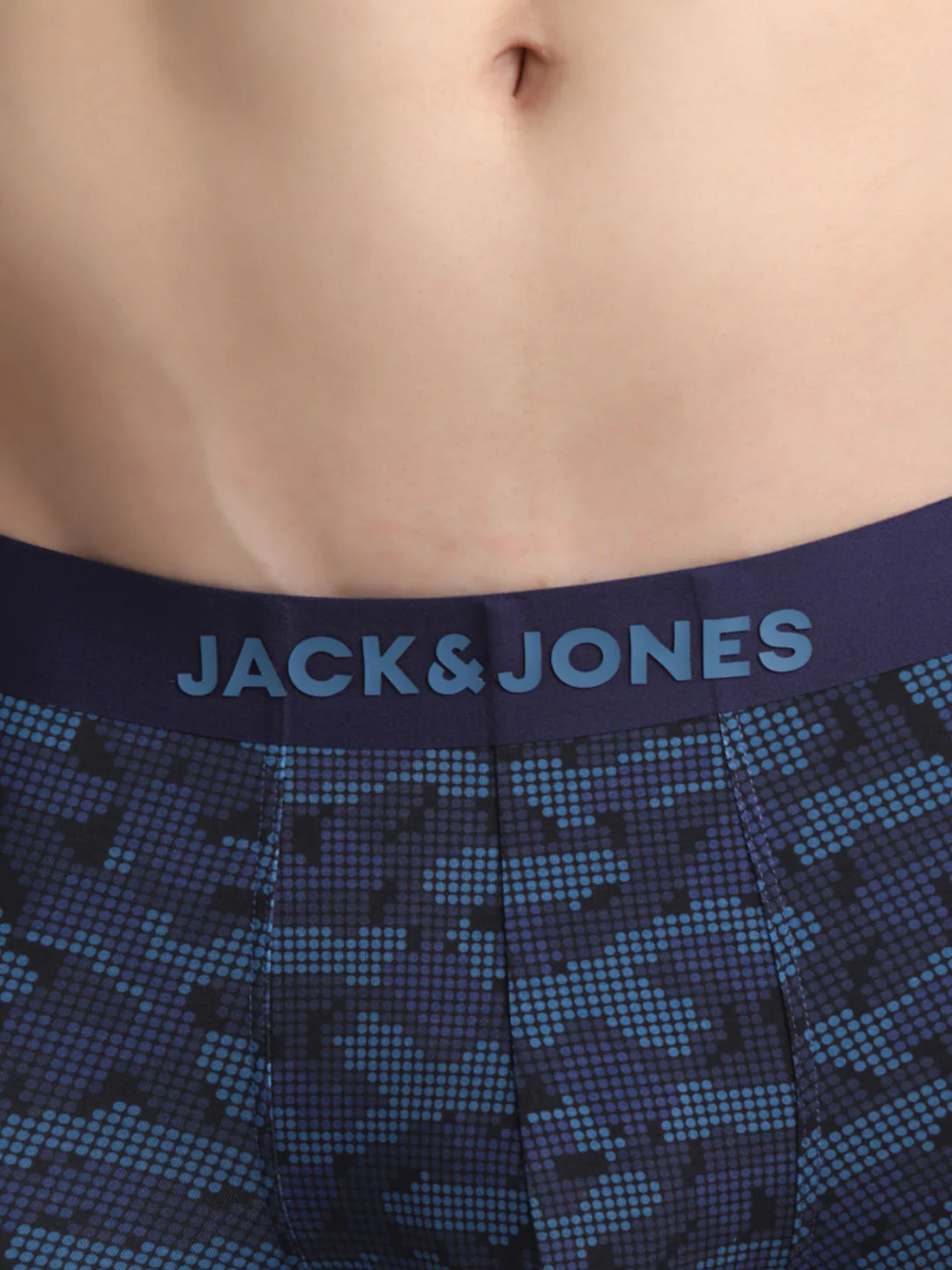 Navy Blue Camo Print Trunks - Image 4