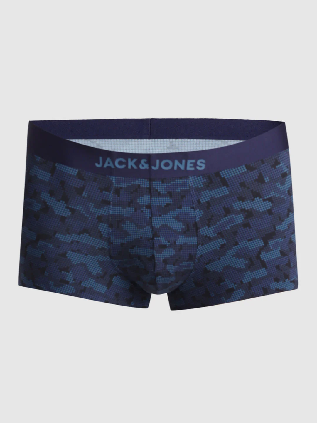 Navy Blue Camo Print Trunks - Image 6
