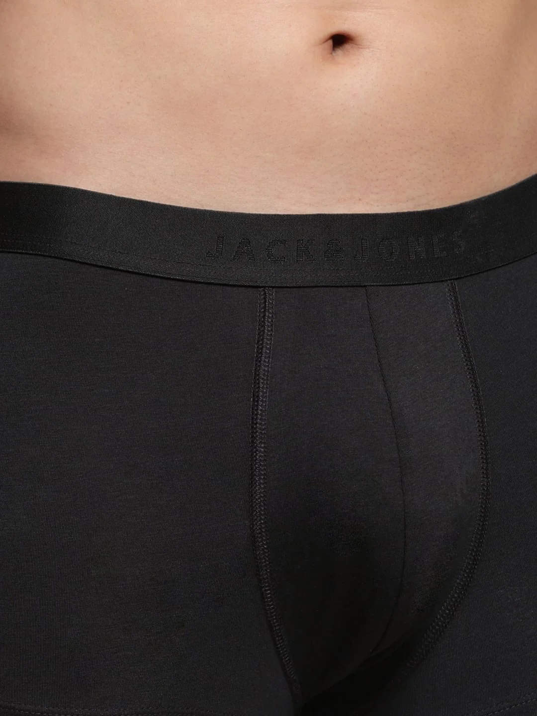 Black Cotton Modal Trunks - Image 4