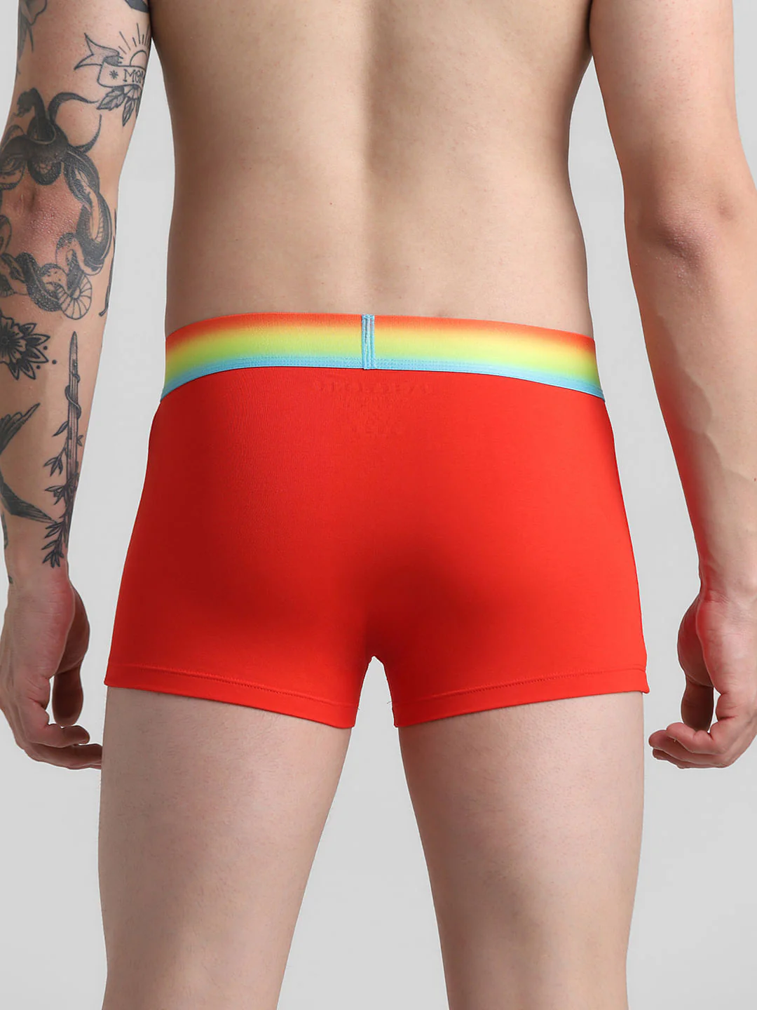 Red Logo Print Trunks - Image 3