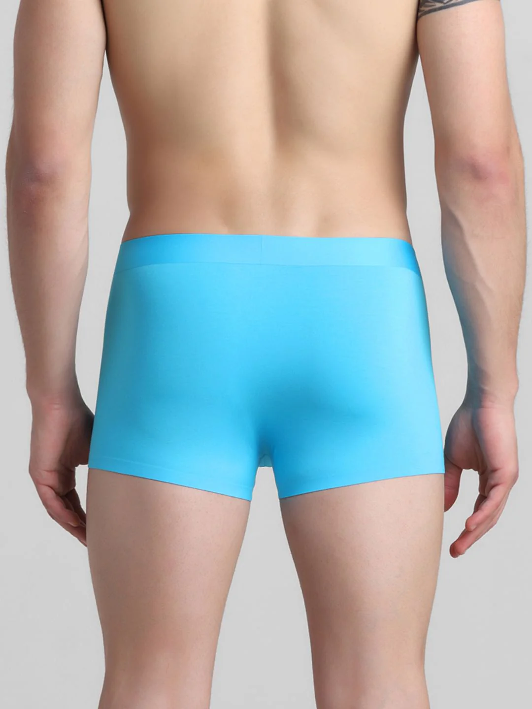 Bright Blue Knitted Trunks - Image 3