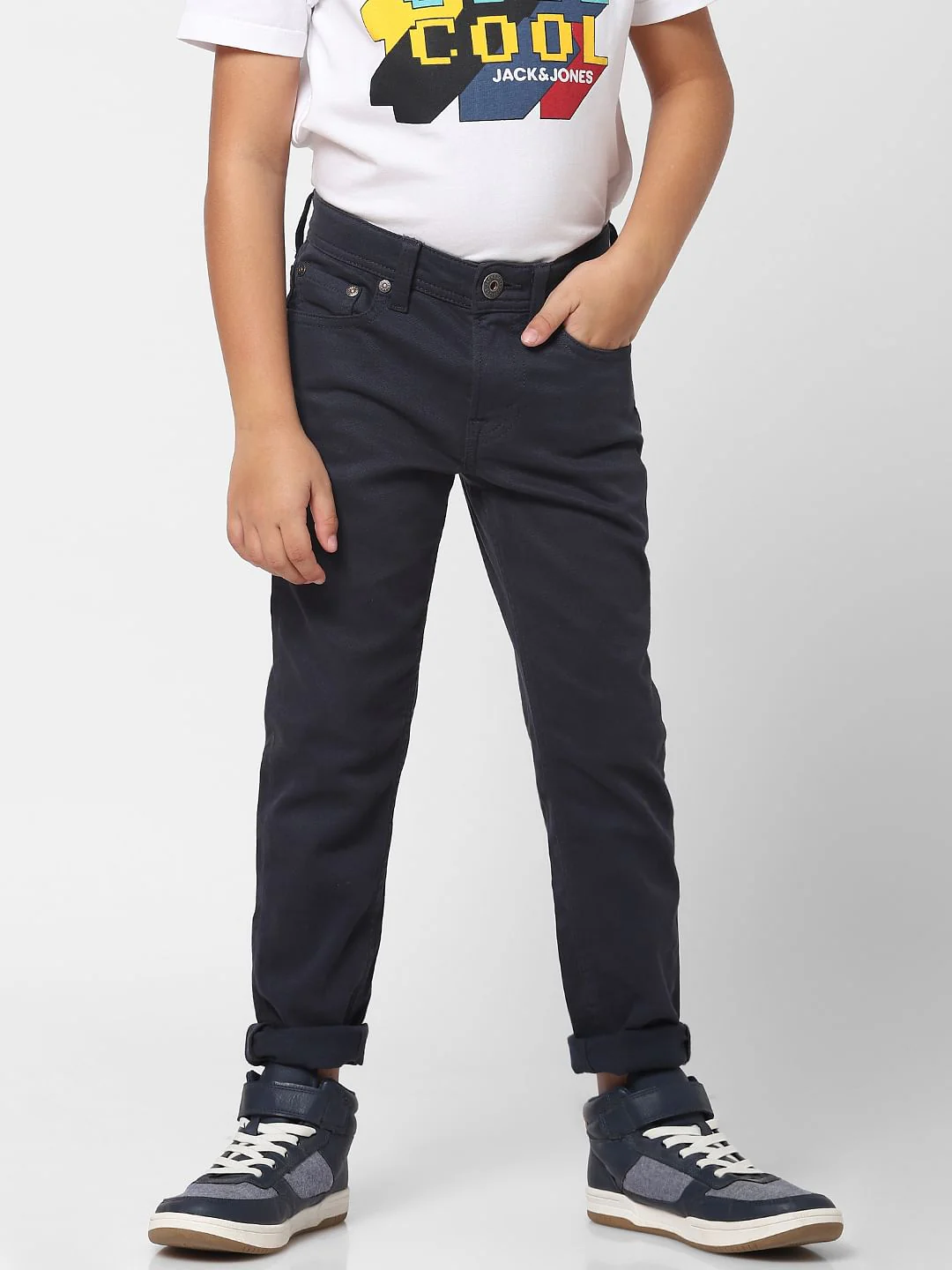 Boys Navy Blue Pants