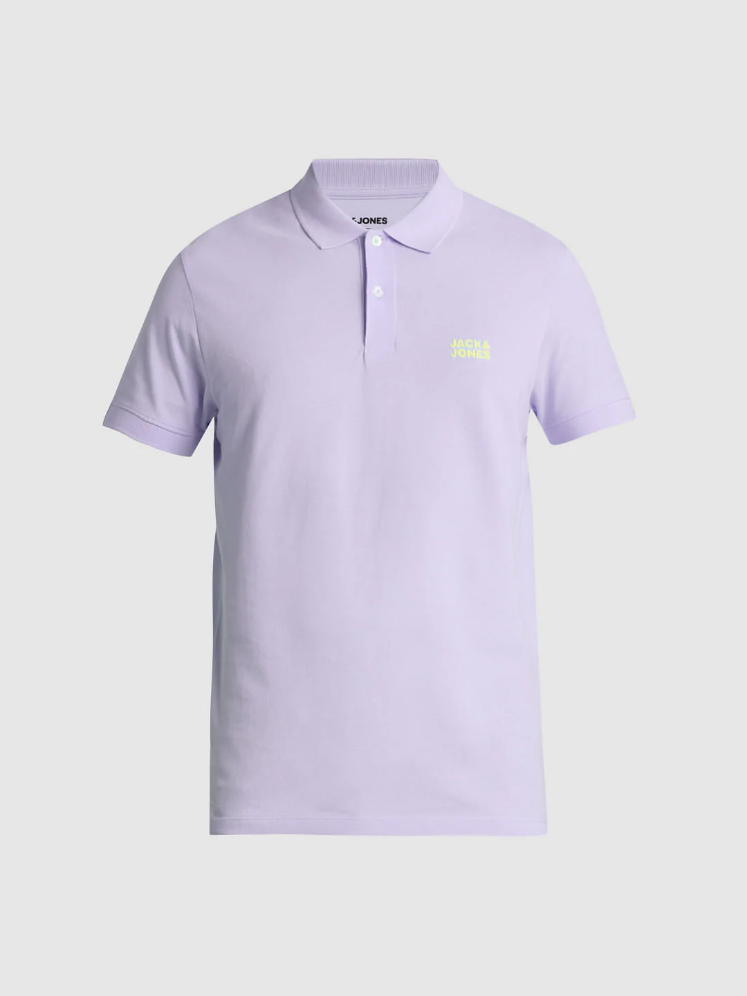 Lilac Cotton Polo T-Shirt - Image 7