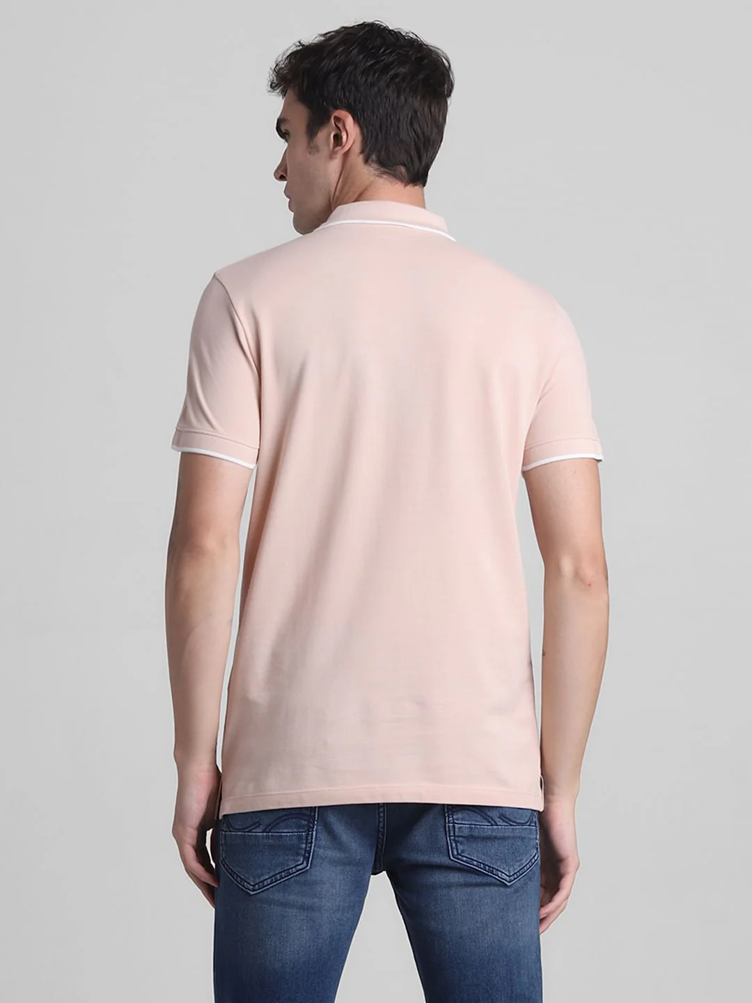 Pink Zip Detail Polo T-shirt - Image 4