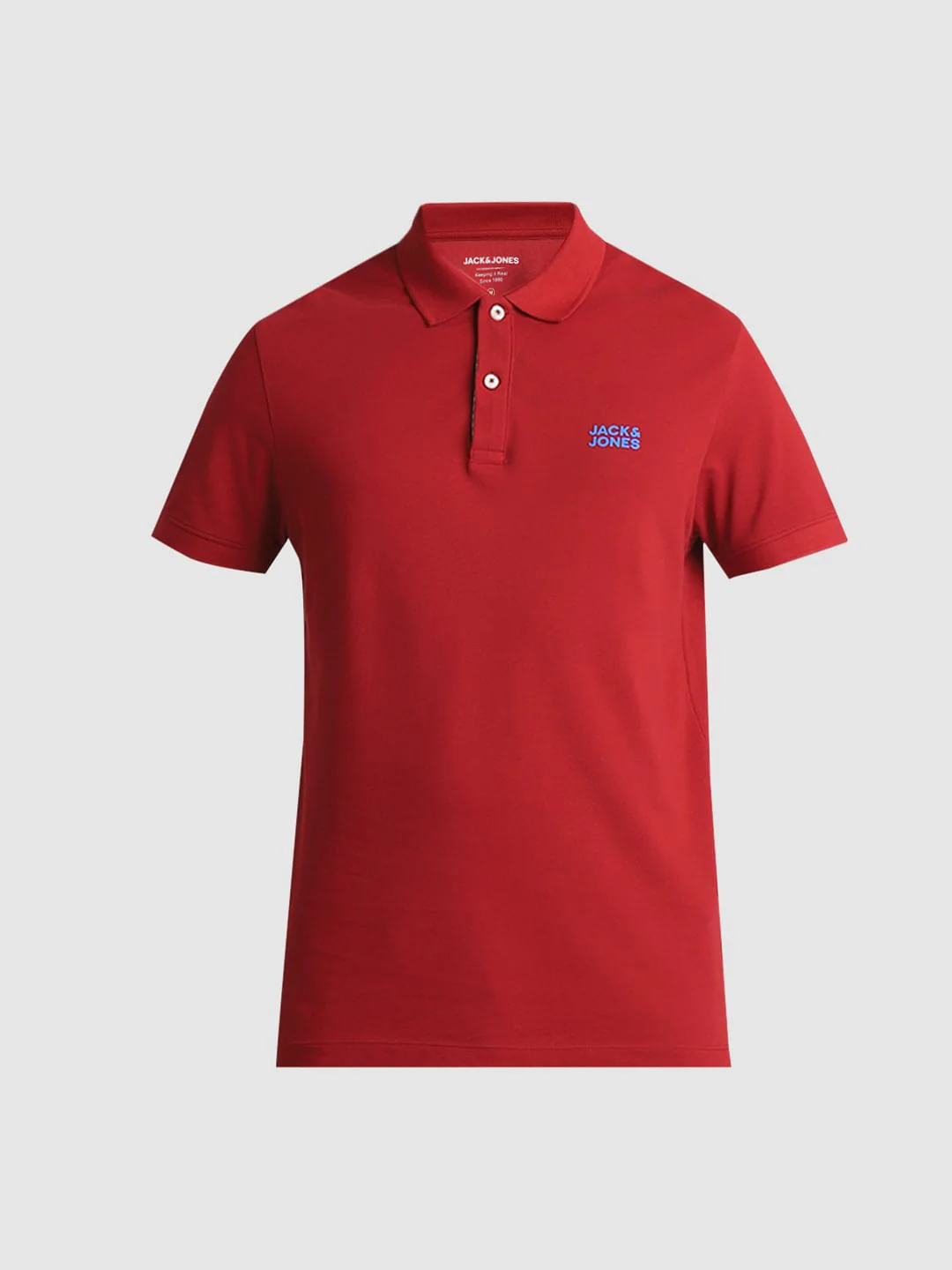 Red Cotton Polo T-shirt - Image 7