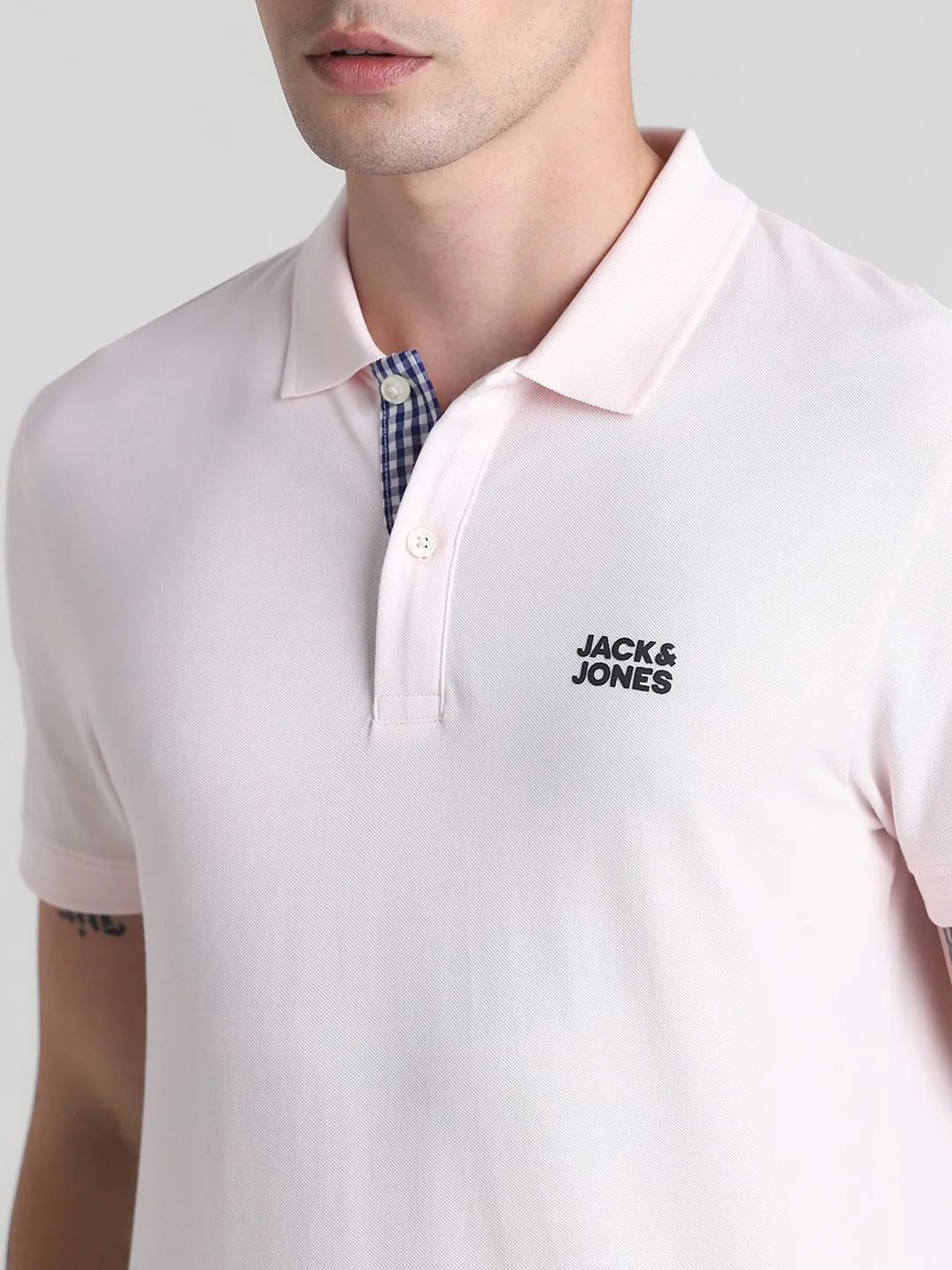 Pink Cotton Polo T-shirt - Image 5