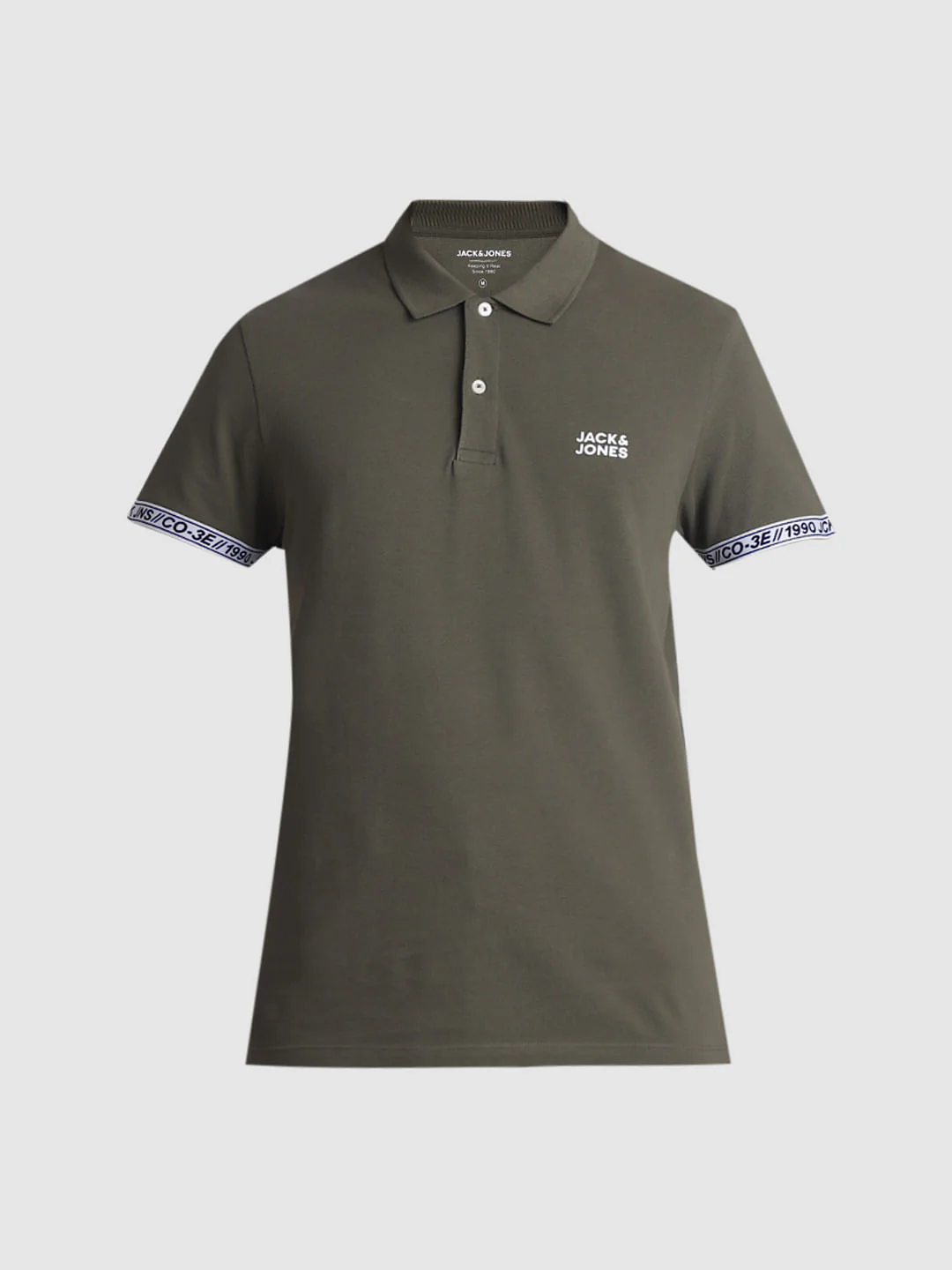 Green Logo Tape Print Polo T-shirt - Image 7