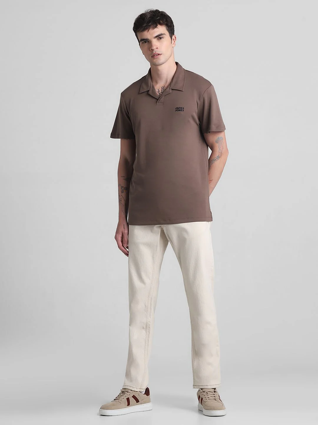 Chocolate Brown Polo T-shirt - Image 6