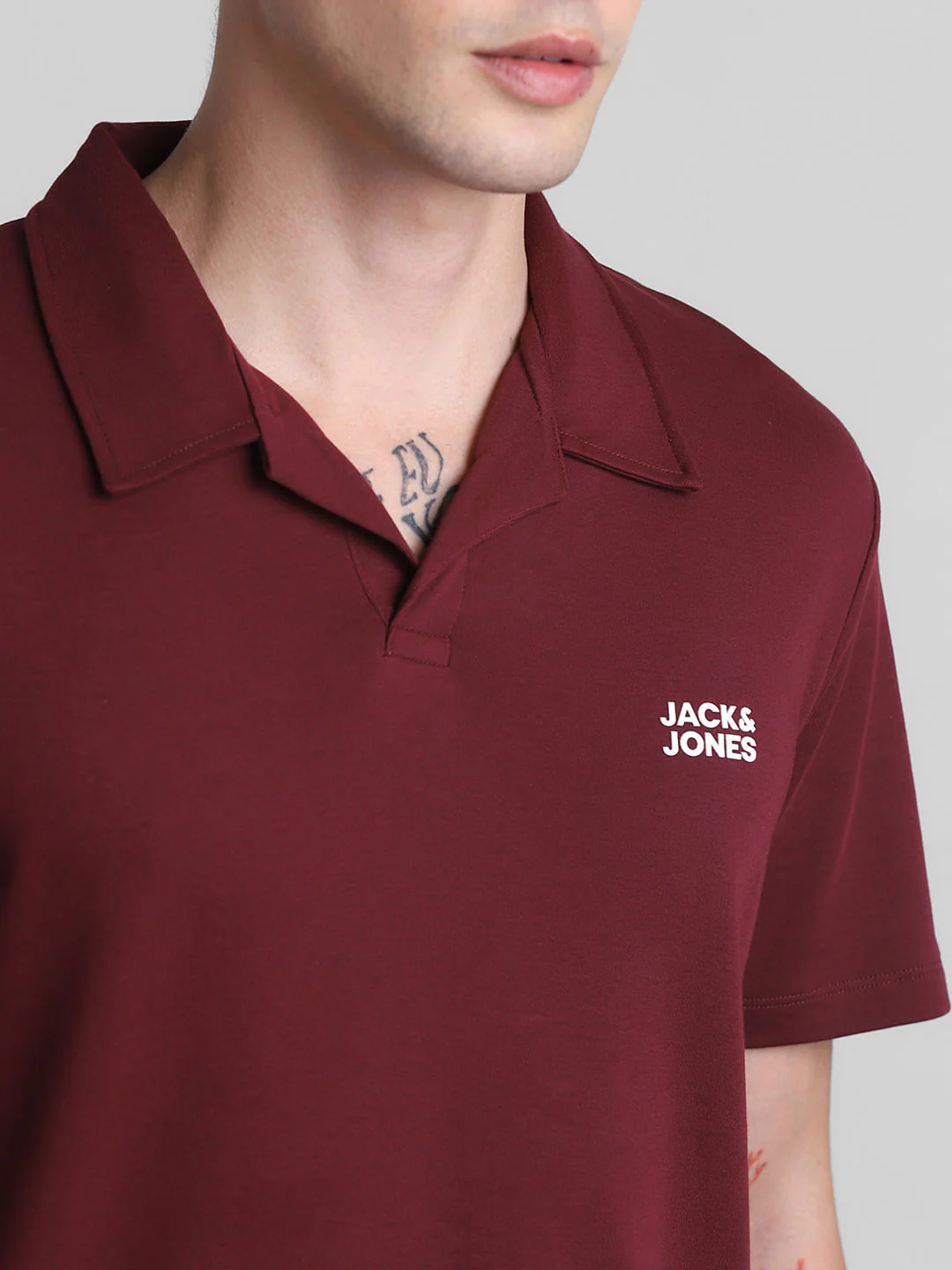 Maroon Polo T-shirt - Image 5