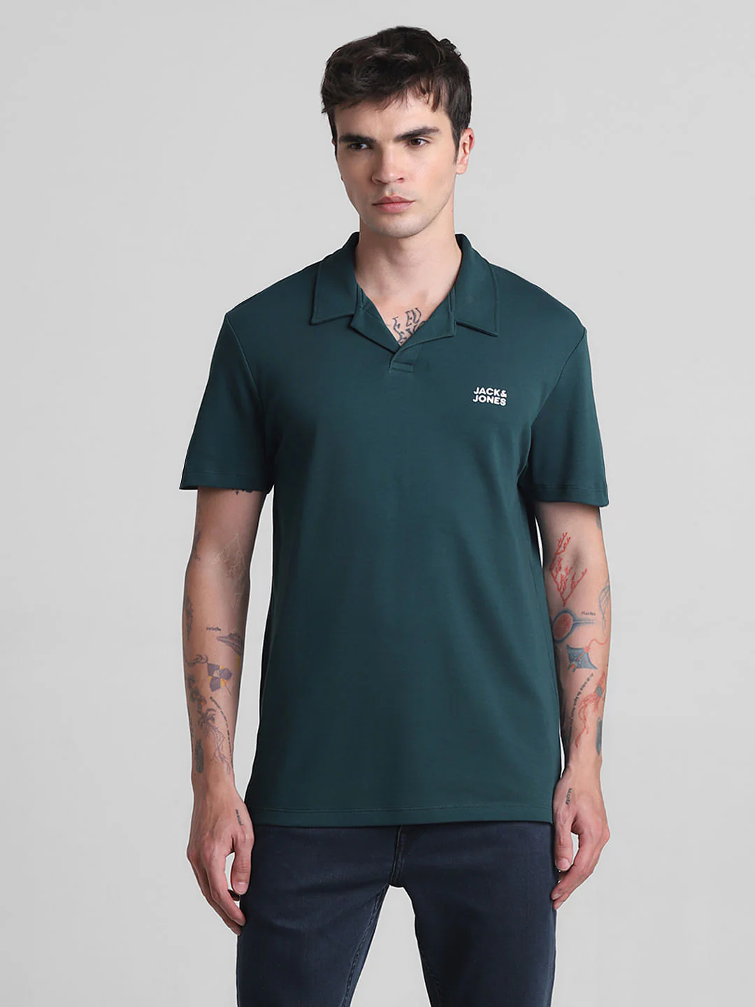 Dark Green Polo T-shirt - Image 2