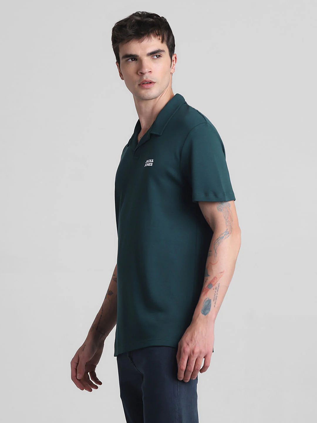 Dark Green Polo T-shirt - Image 3