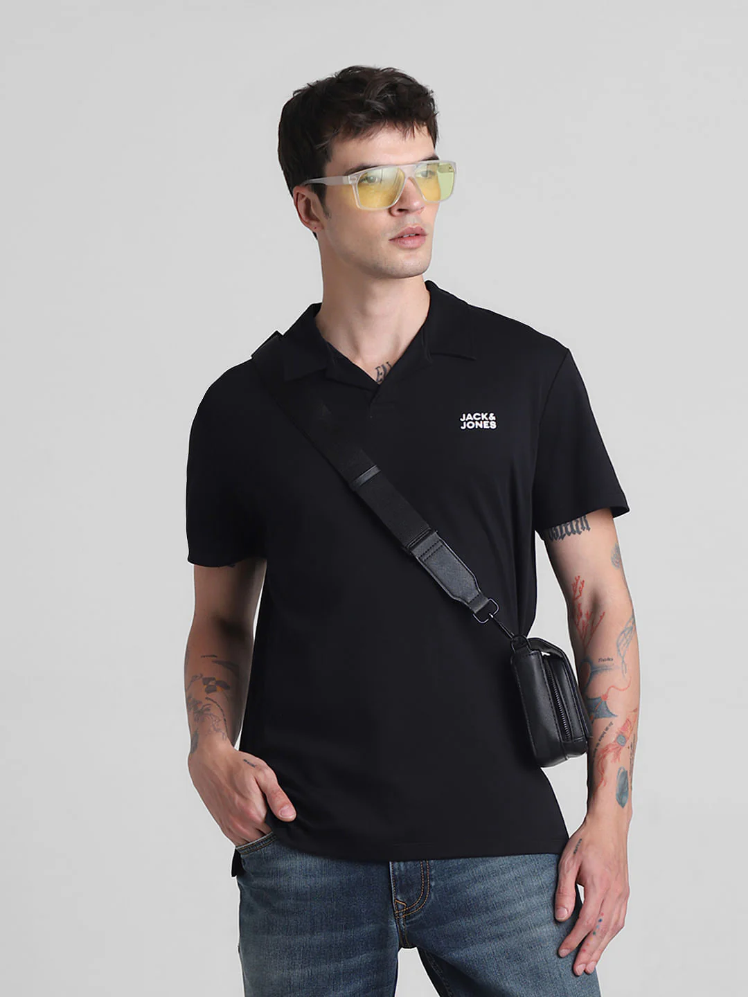 Jet Black Polo T-shirt
