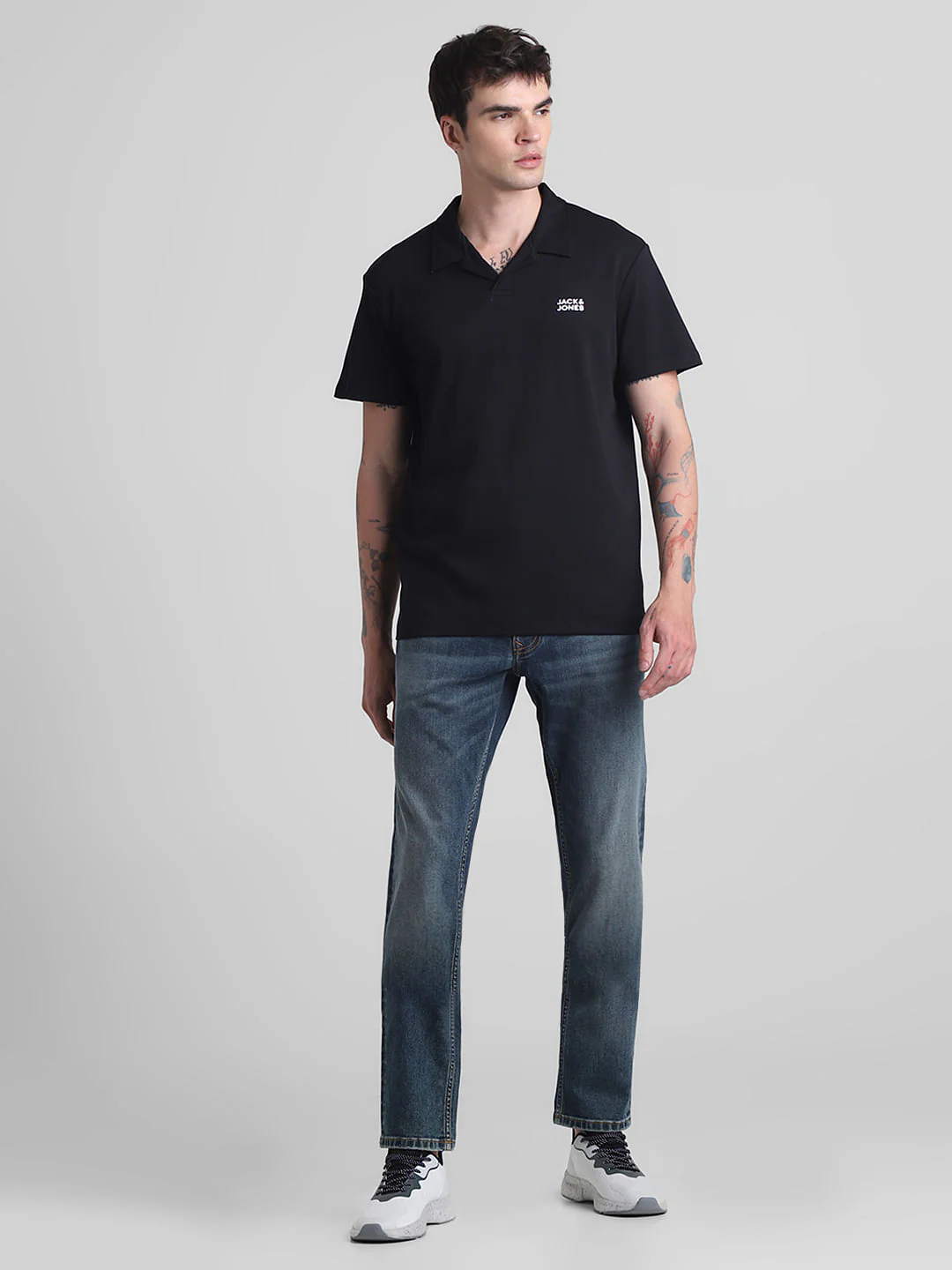 Jet Black Polo T-shirt - Image 6