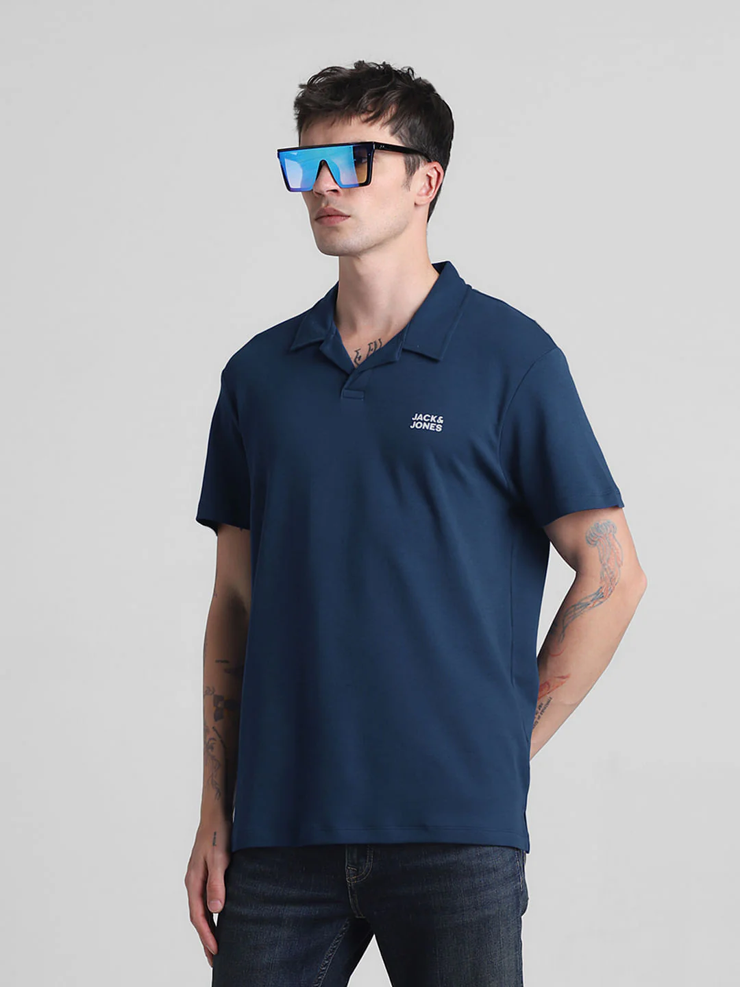 Dark Blue Polo T-shirt