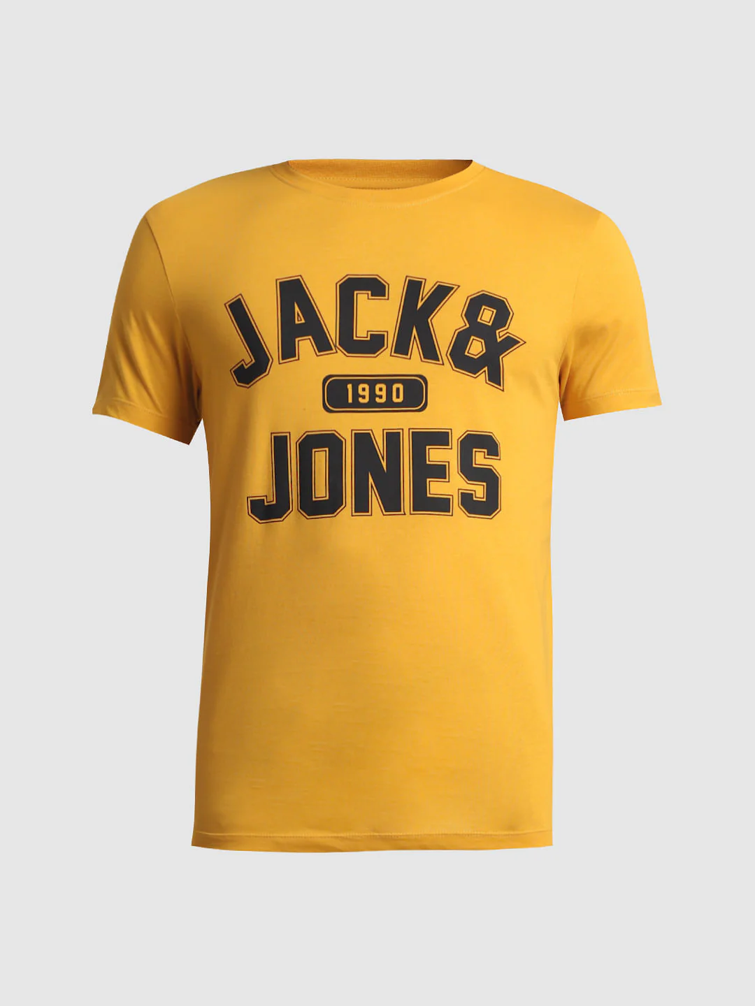 Yellow Varsity Logo Crew Neck T-shirt - Image 7