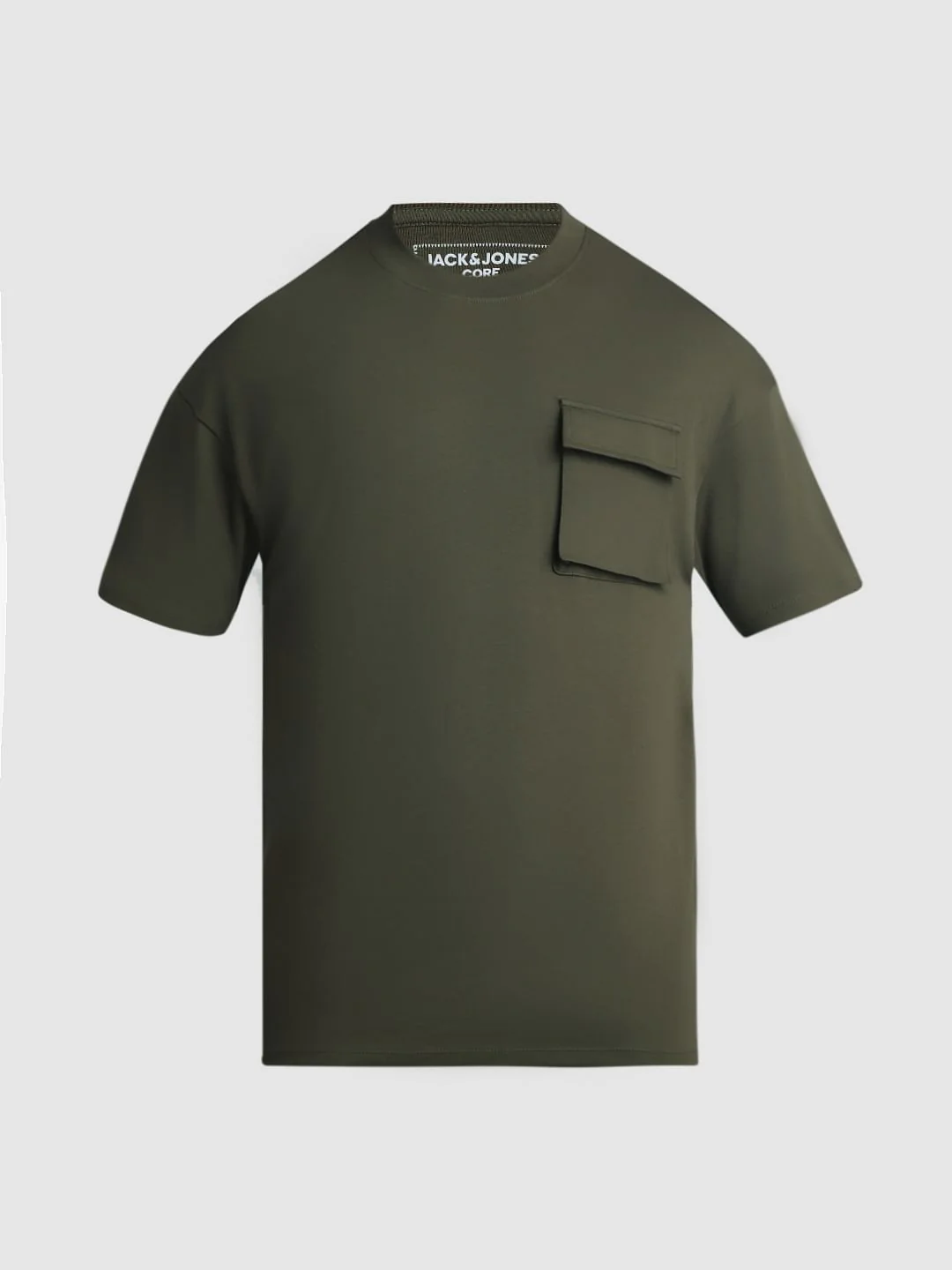 Green Oversized Crew Neck T-shirt - Image 7