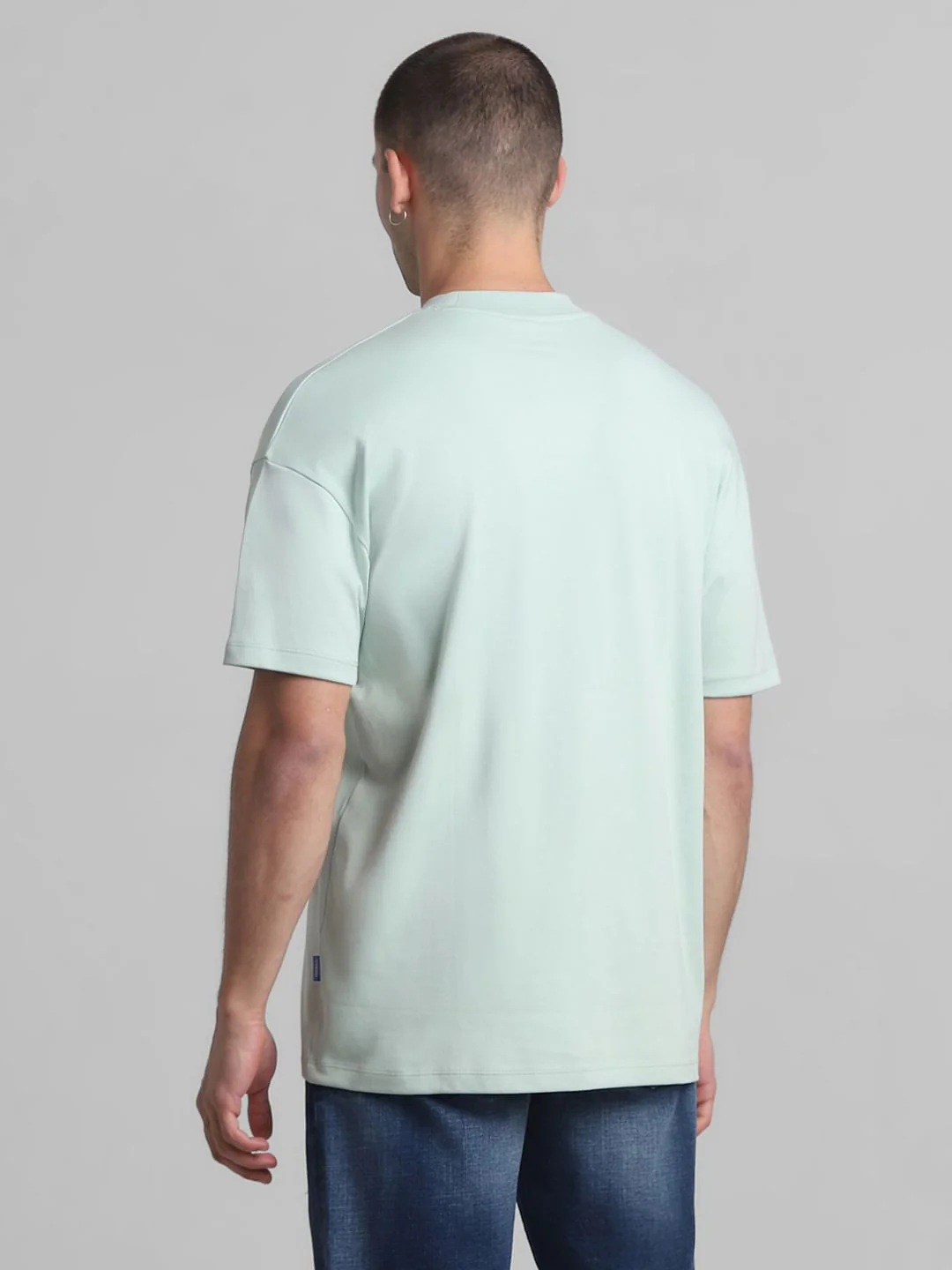 Aqua Green Oversized T-shirt - Image 4