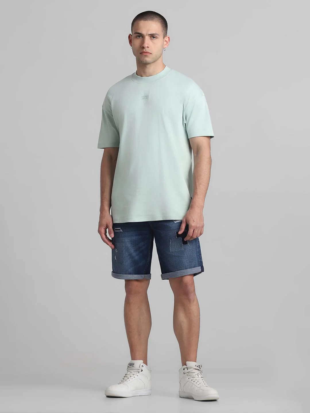Aqua Green Oversized T-shirt - Image 6