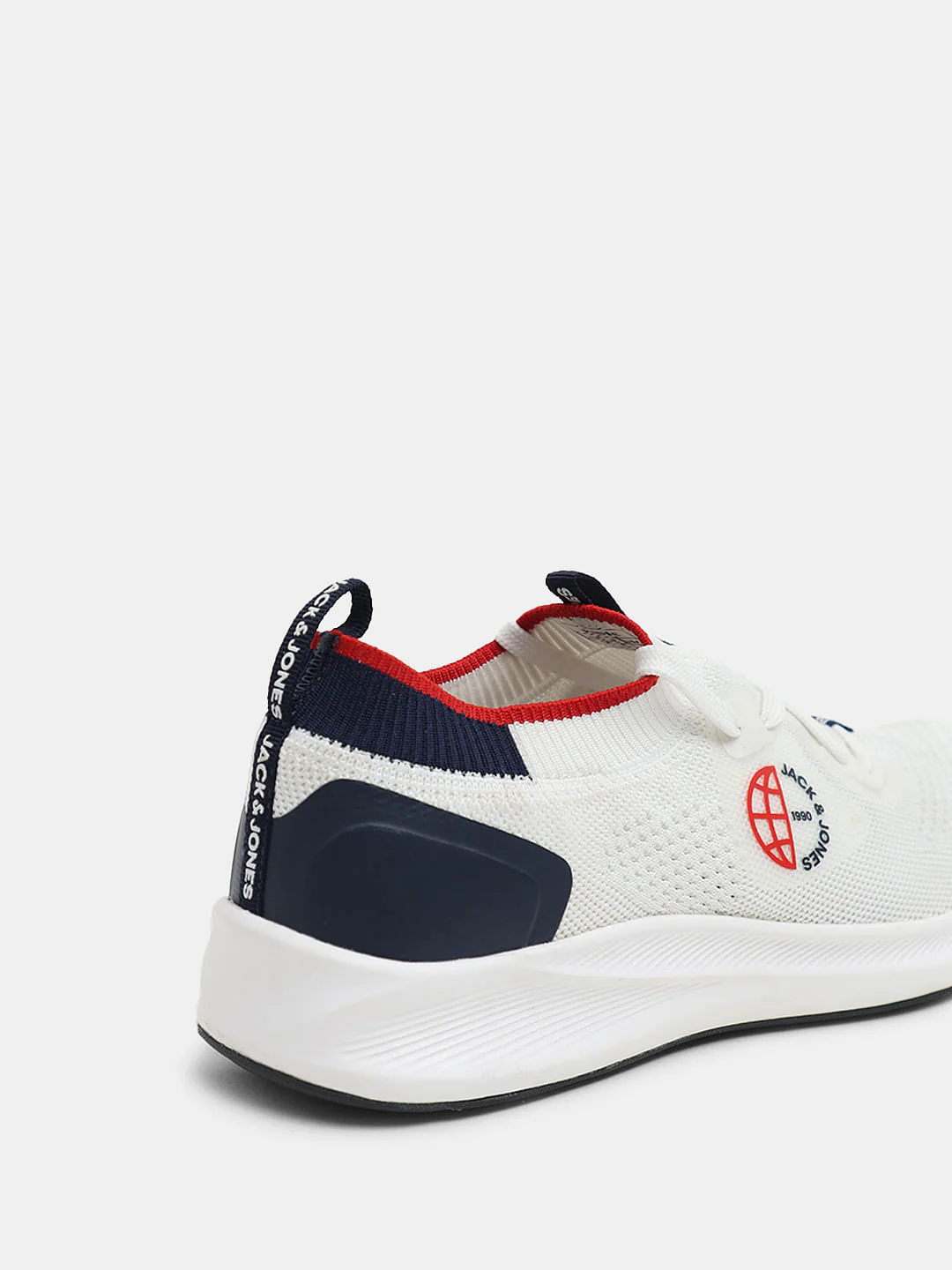 White Knit Slip-On Sneakers - Image 8