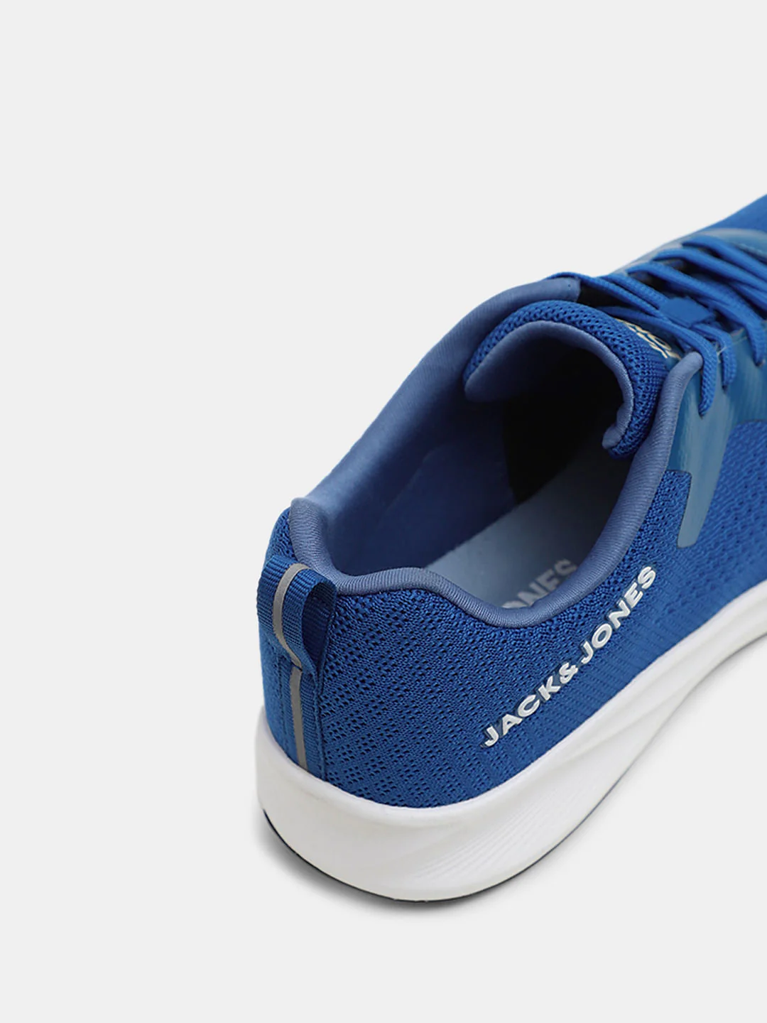 Blue Knit Lace-Up Sneakers - Image 8