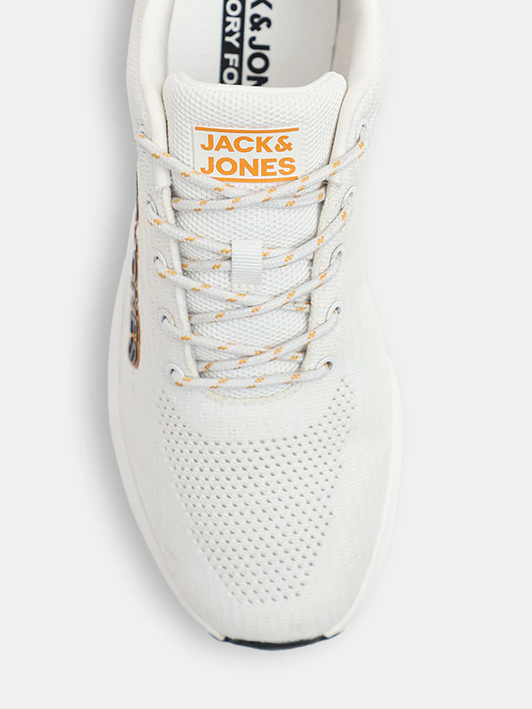 White Mesh Lace-Up Sneakers - Image 7