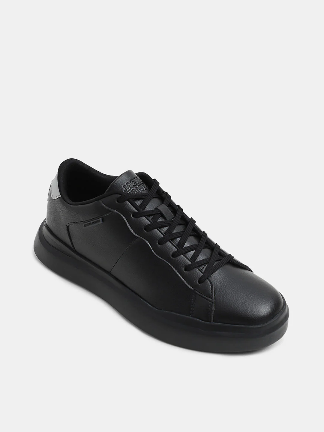 Black Premium Lace-Up Sneakers - Image 4