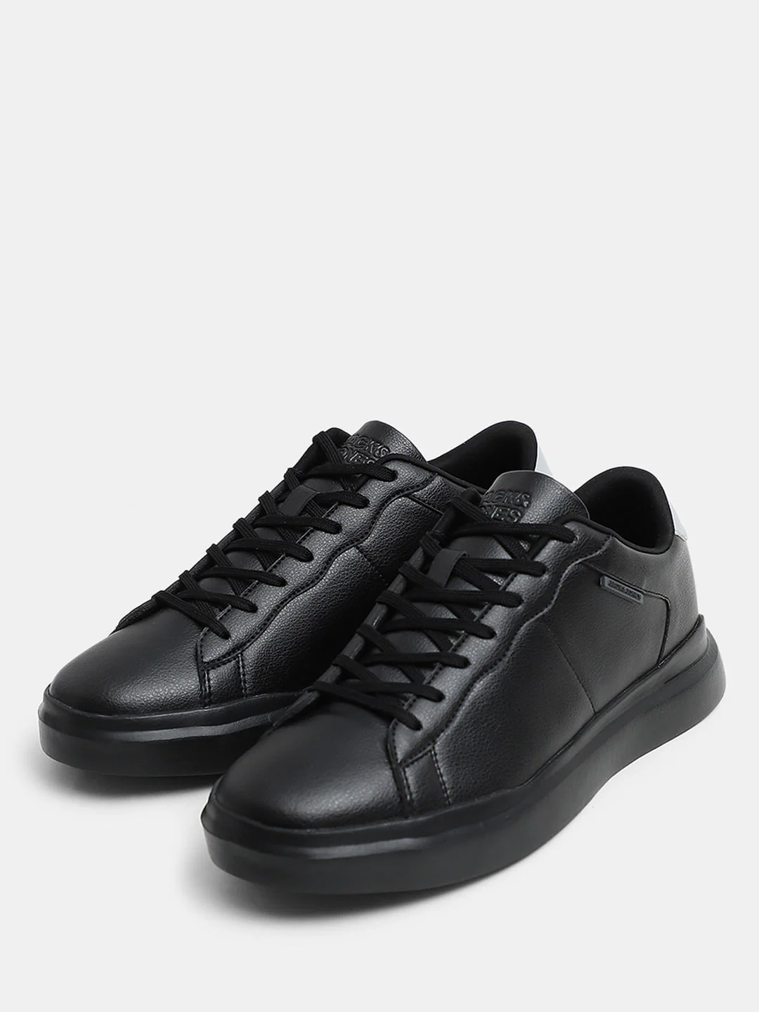 Black Premium Lace-Up Sneakers - Image 6
