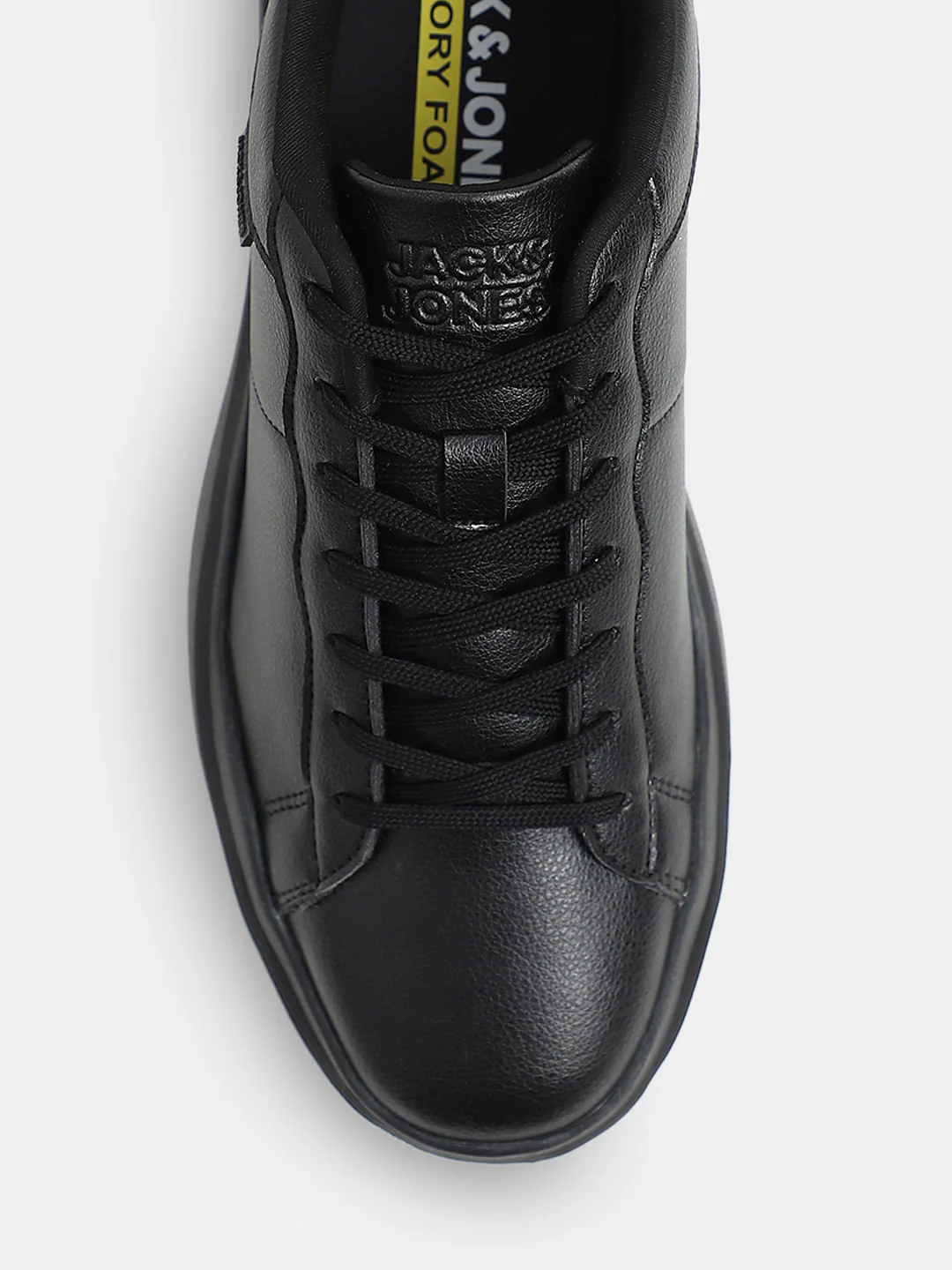 Black Premium Lace-Up Sneakers - Image 7