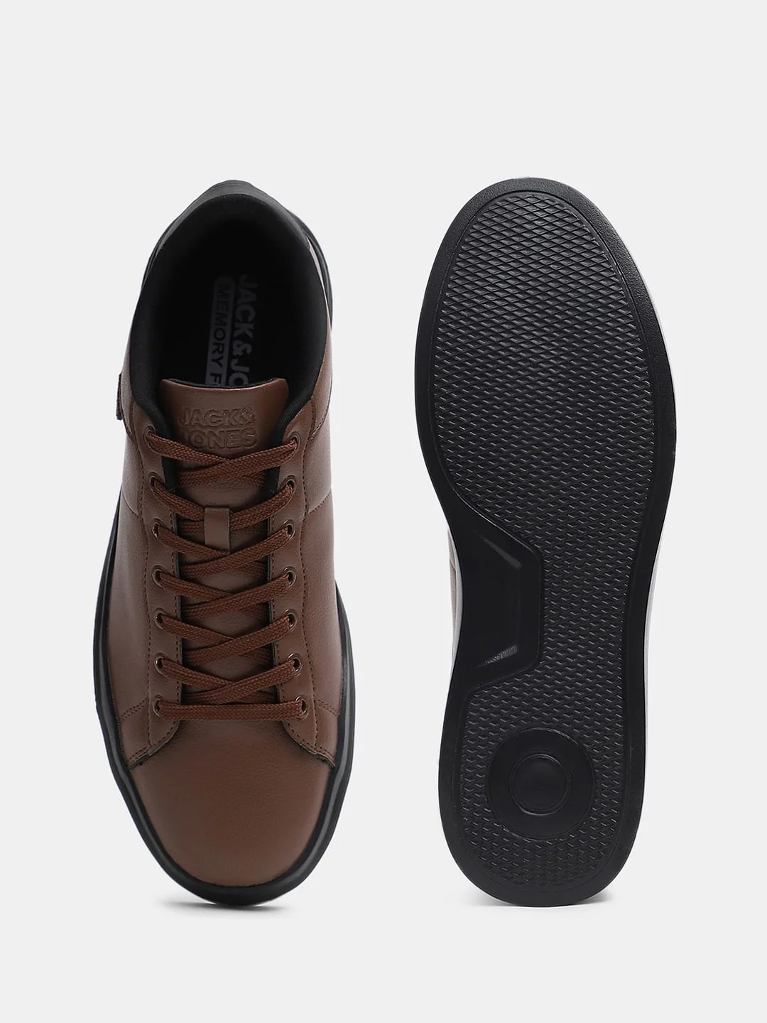 Brown Premium Lace Up Sneakers - Image 5