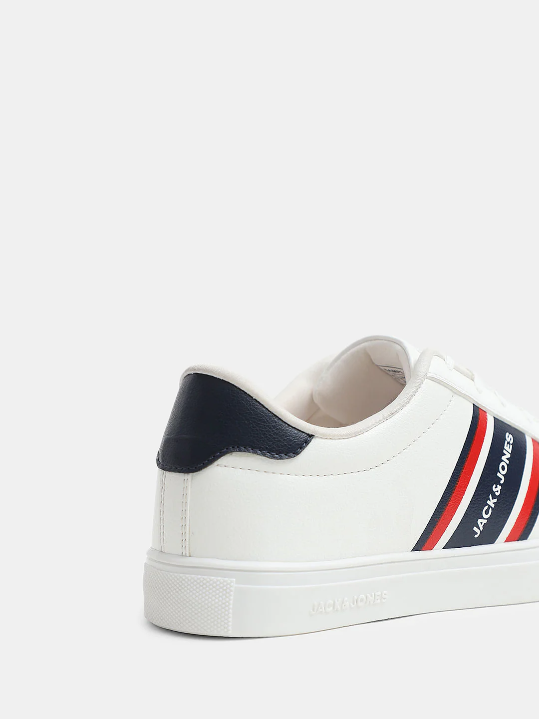 White Logo Print Sneakers - Image 8