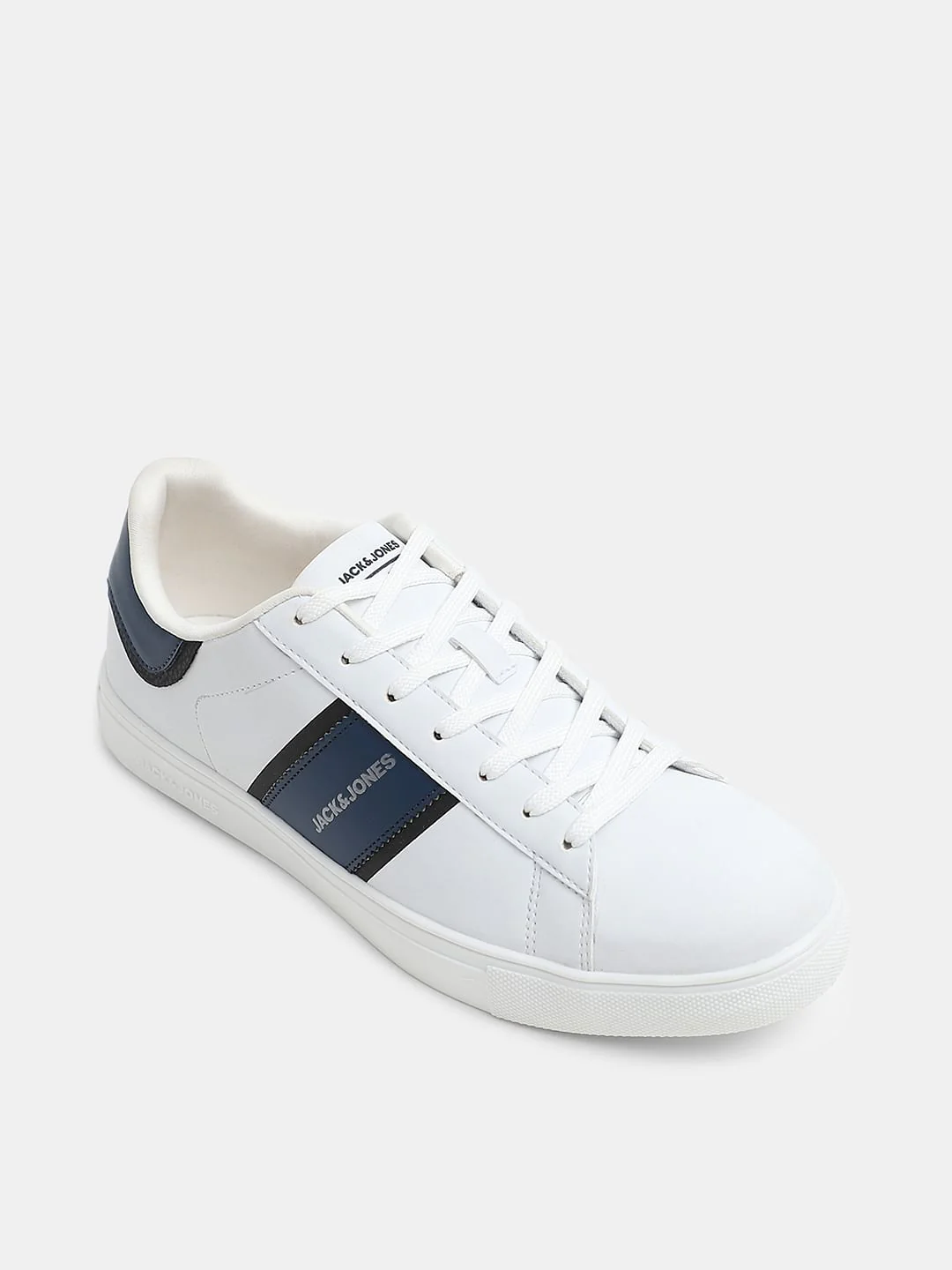 White Colourblocked Sneakers - Image 4