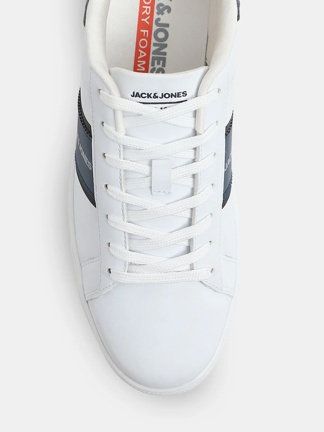 White Colourblocked Sneakers - Image 7