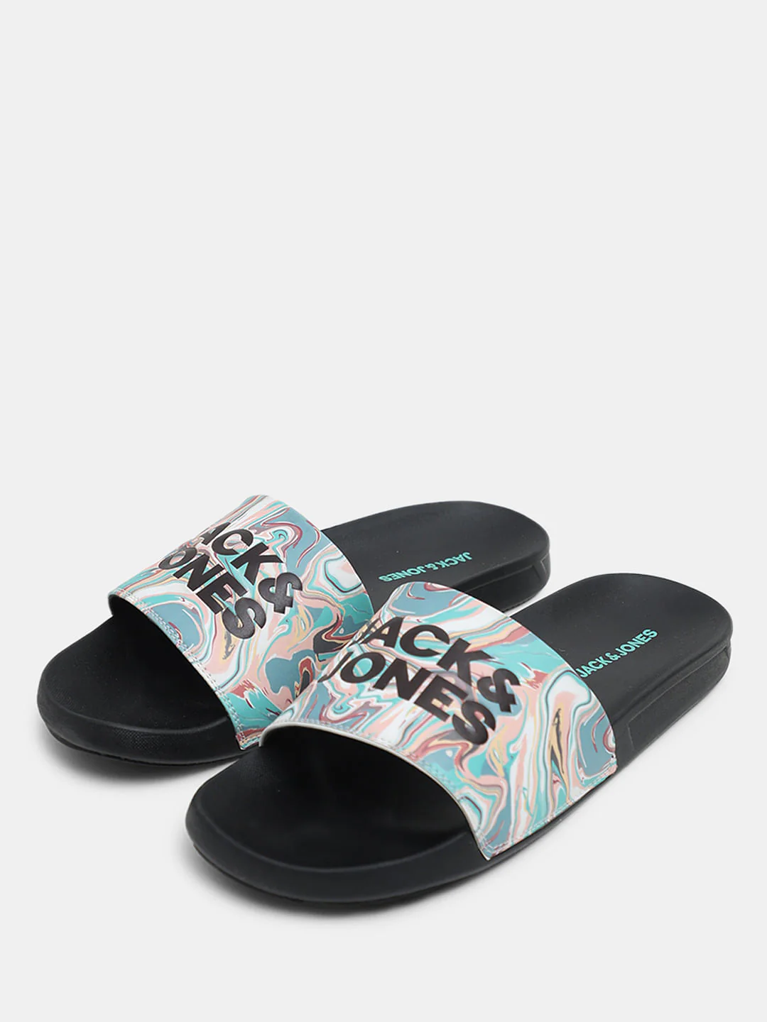 Black Printed Sliders - Image 6