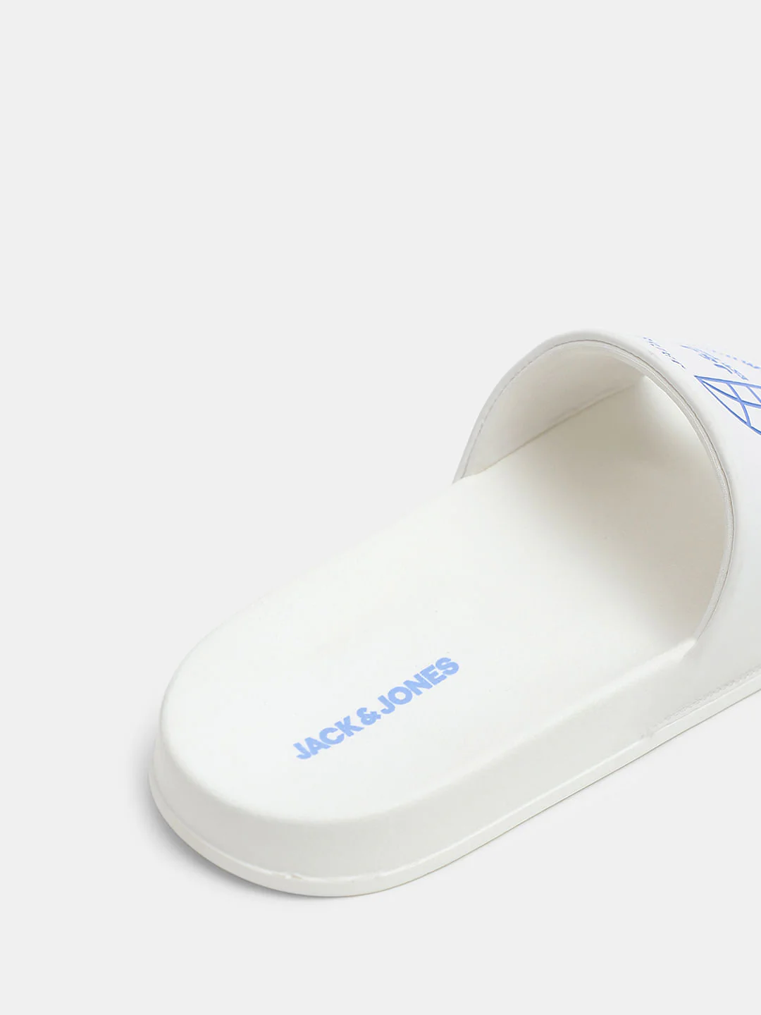 White Logo Print Sliders - Image 8