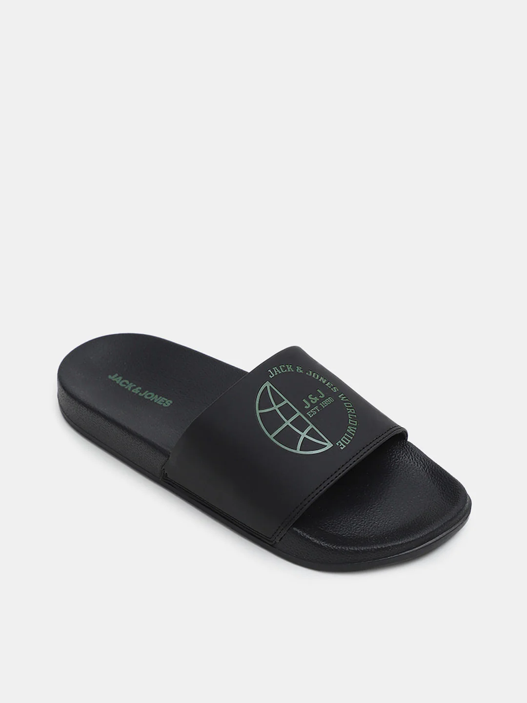 Black Logo Print Sliders - Image 4