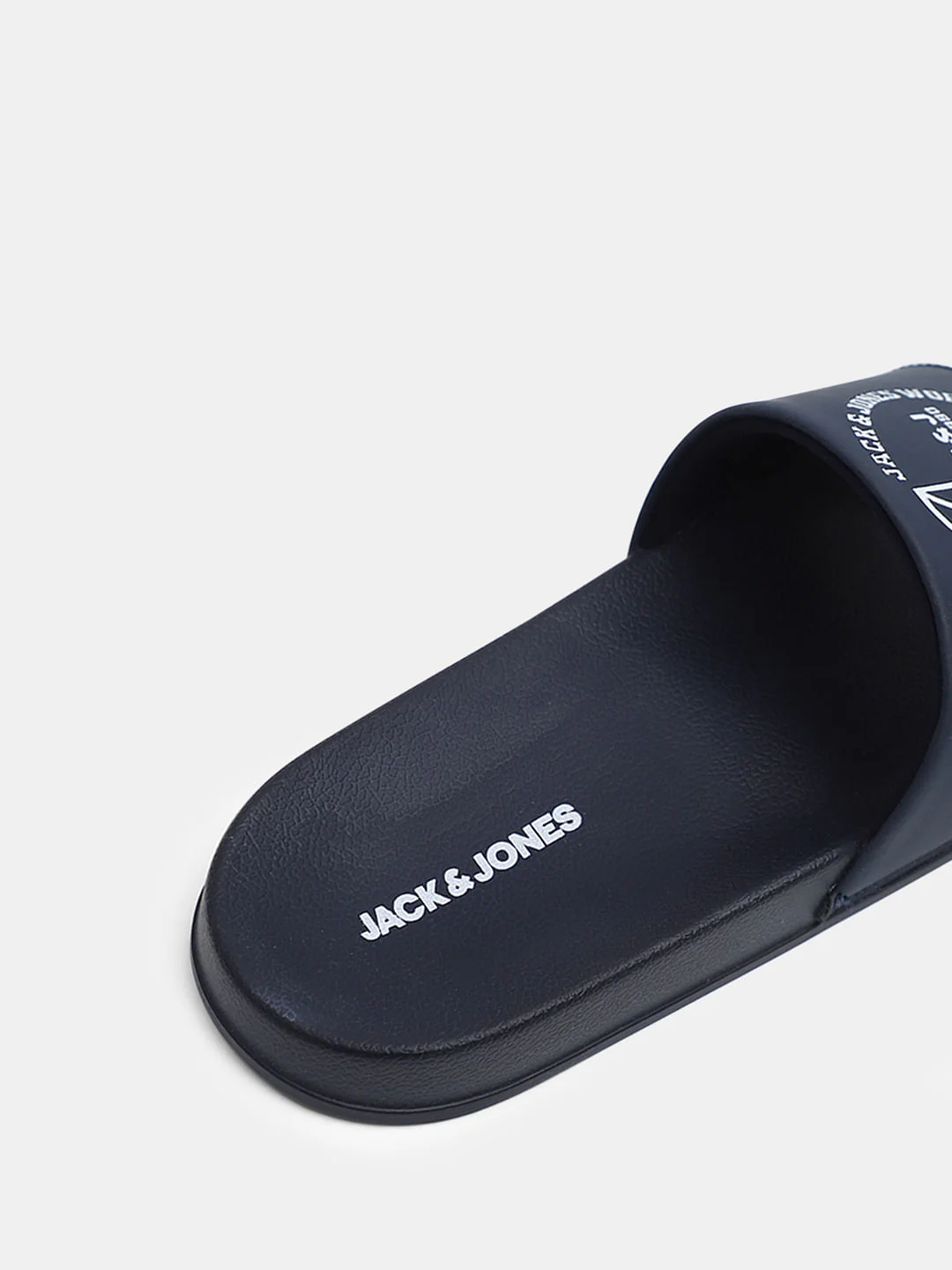 Dark Blue Logo Print Sliders - Image 8