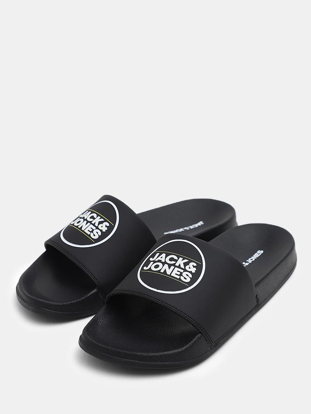 Black Logo Print Sliders - Image 6