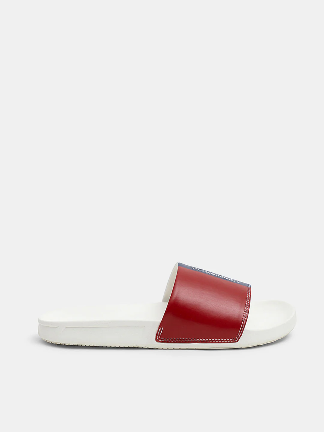 White Colourblocked Sliders - Image 2